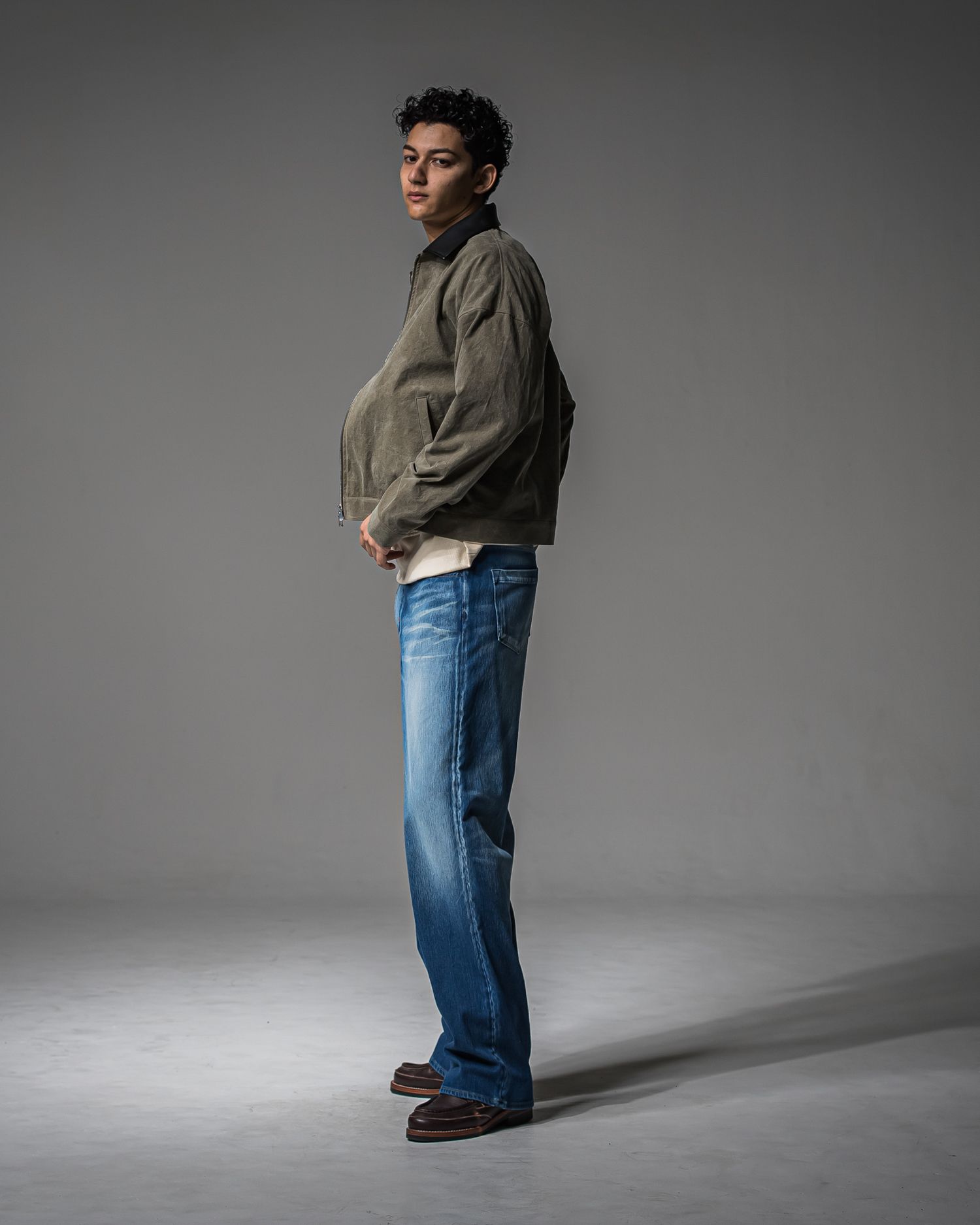 KING DENIM JERSEY / RC37-ST-005 / デニムジャージ バギーワイドパンツ / ライトインディゴ