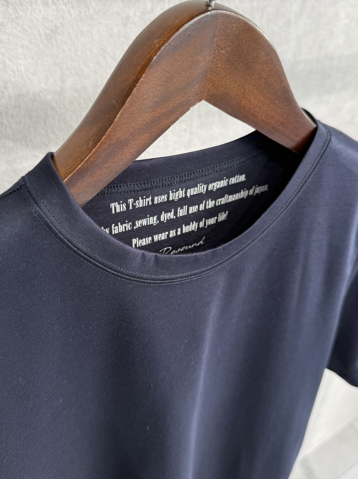 FINEST BASIC T / RC35-T-006 / 最高品質コットンTシャツ / ネイビー