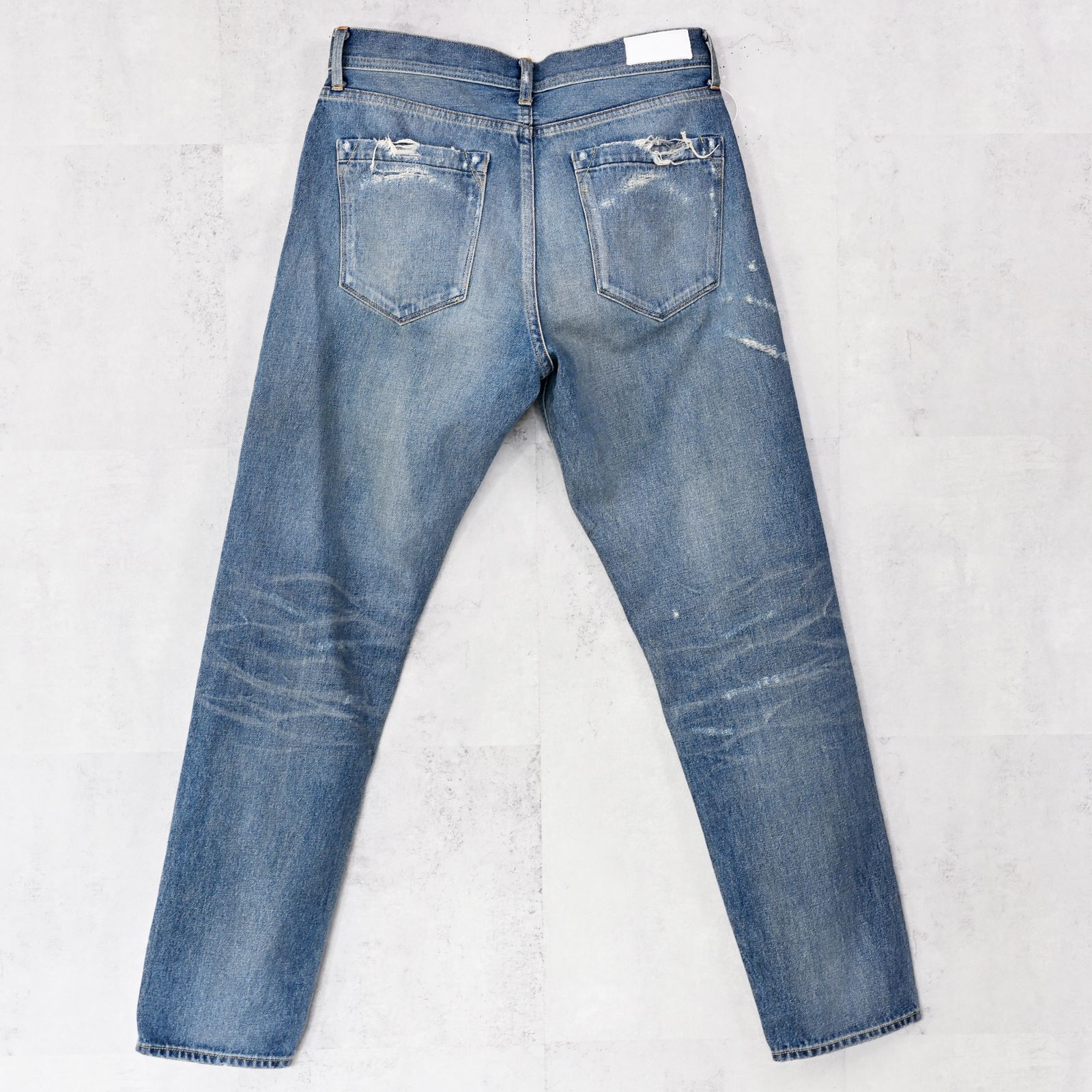 SCOTT JEANSS / RC42-ST-006 / レギュラーテーパードデニムパンツ / インディゴユーズド (12月中旬入荷予定)