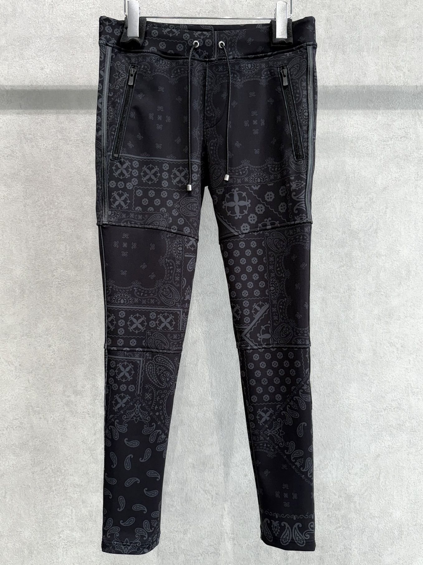 JOHNSON LINE HEAT PT / RC38-ST-009H / 裏起毛ジョンソンラインパンツ / ペイズリーブラック