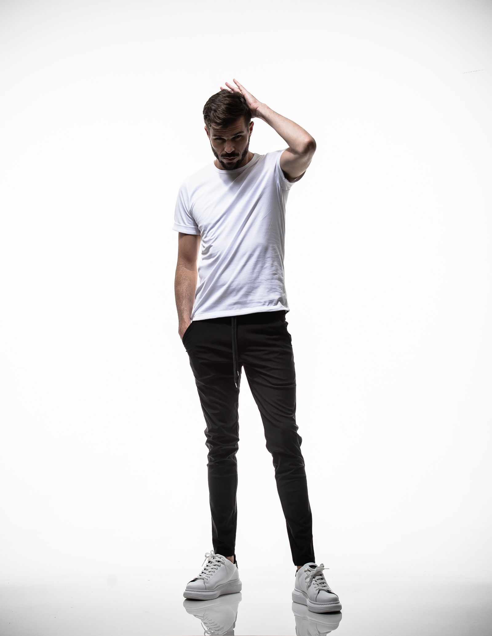 ROLL UP JERSEY TEE / RC19-T-006 / 無地Tシャツ ※