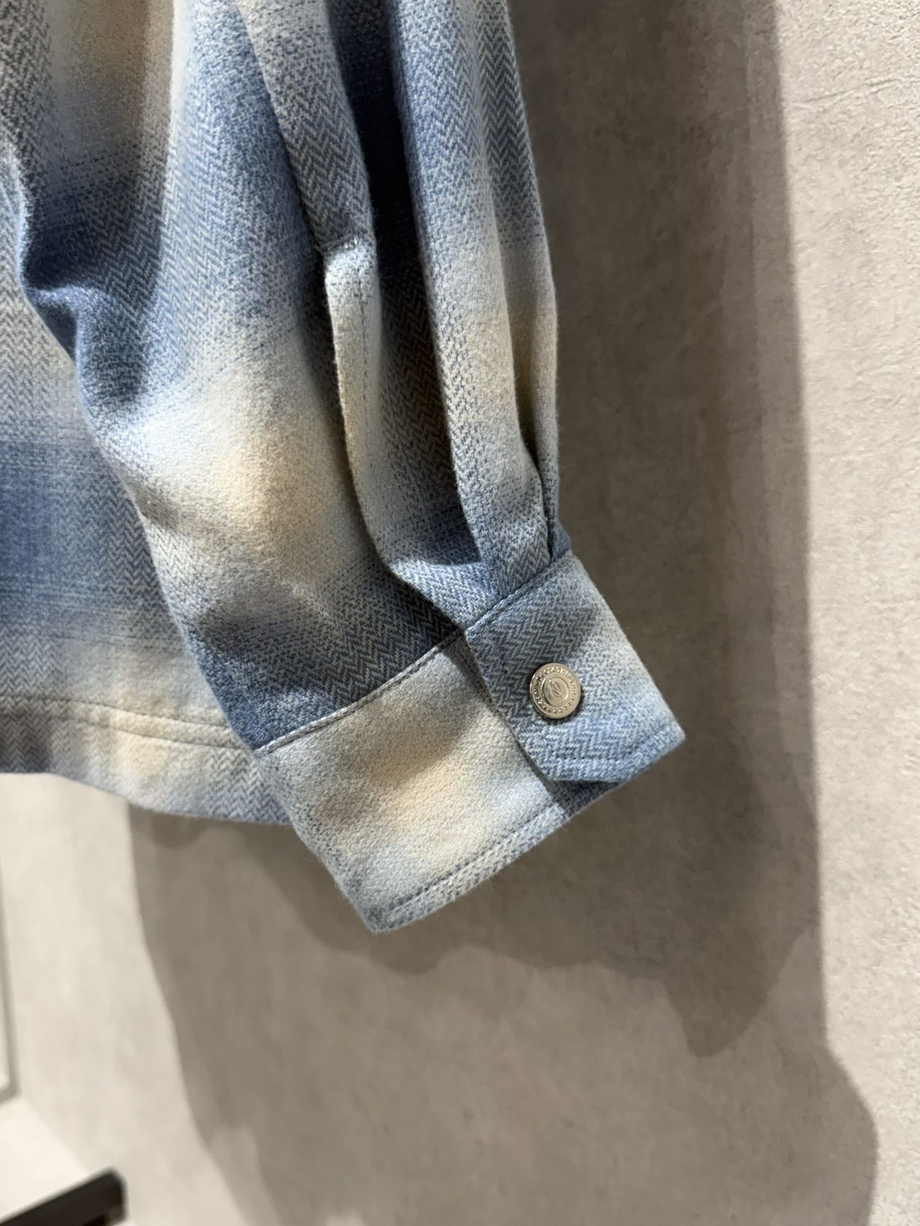 FLANNEL CHECK JK / RC41-JK-006 / フランネルチェックCPOジャケット / サックスブルー