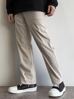 CHRIS EASY WIDE PANTS / RC31-ST-016W / ナイロンワイドパンツ / グレージュ