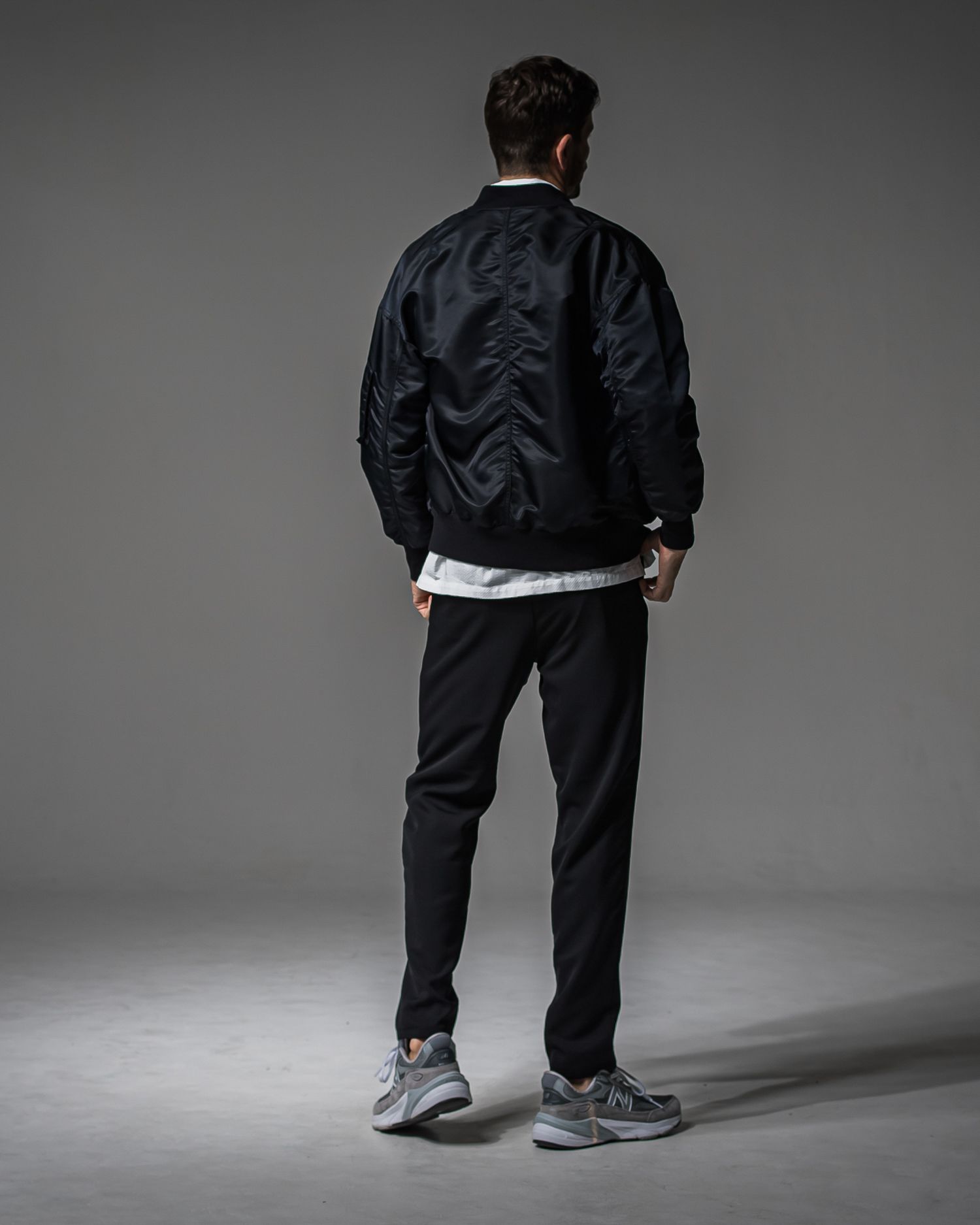 LIGHT DAVID JACKET / RC37-JK-002 / ナイロンライトMA-1 / ブラック (9月上旬入荷予定)