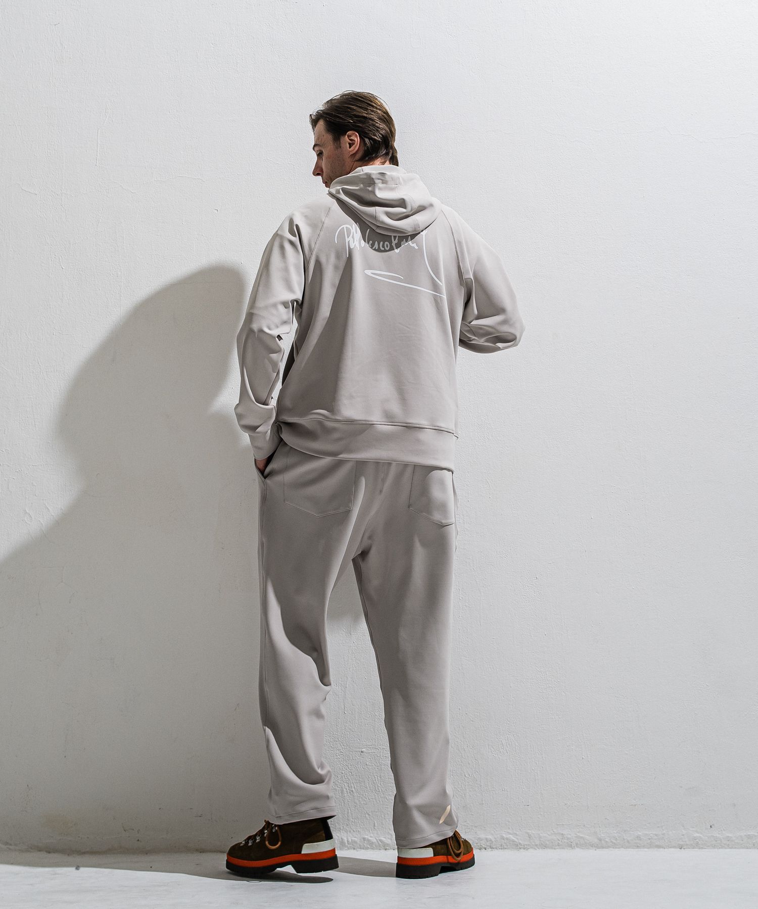 EMILIO DB WIDE PANTS / DP1-ST-003 / ダンボールジャージスーパーワイドパンツ / グレージュ (3月中旬入荷予定)