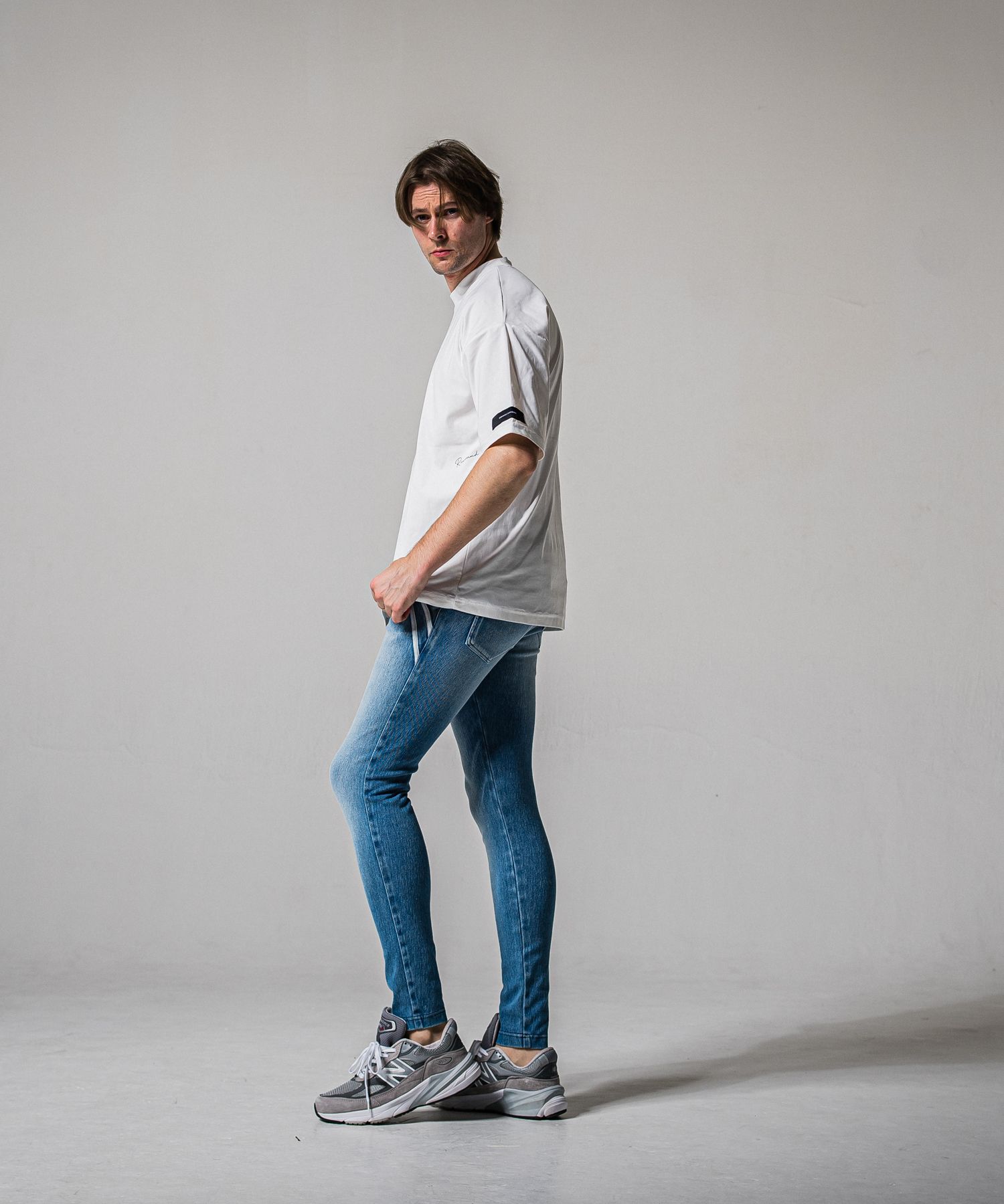 SIDE RC OVER TEE / RC39-T-004 / サイドロゴナイロンビッグTシャツ / ホワイト (4月上旬入荷予定)