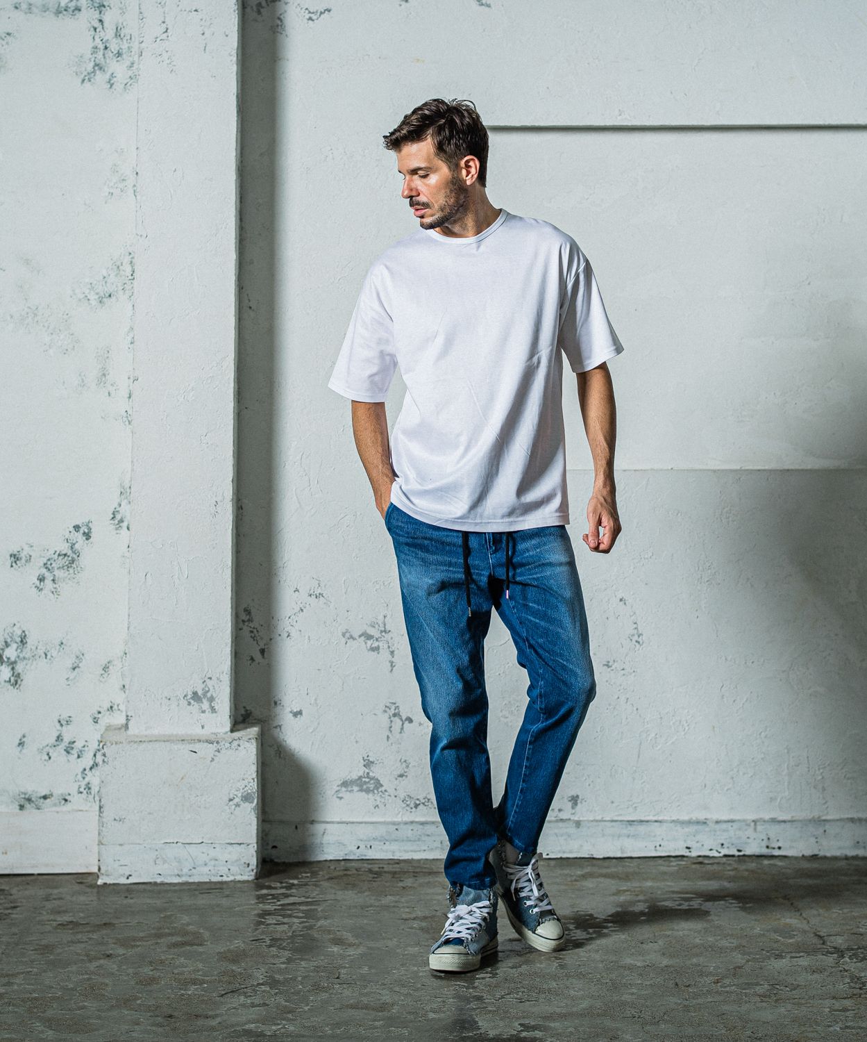 FINEST BASIC LOOSE T / RC35-T-007 / 最高品質コットンビッグTシャツ / ホワイト