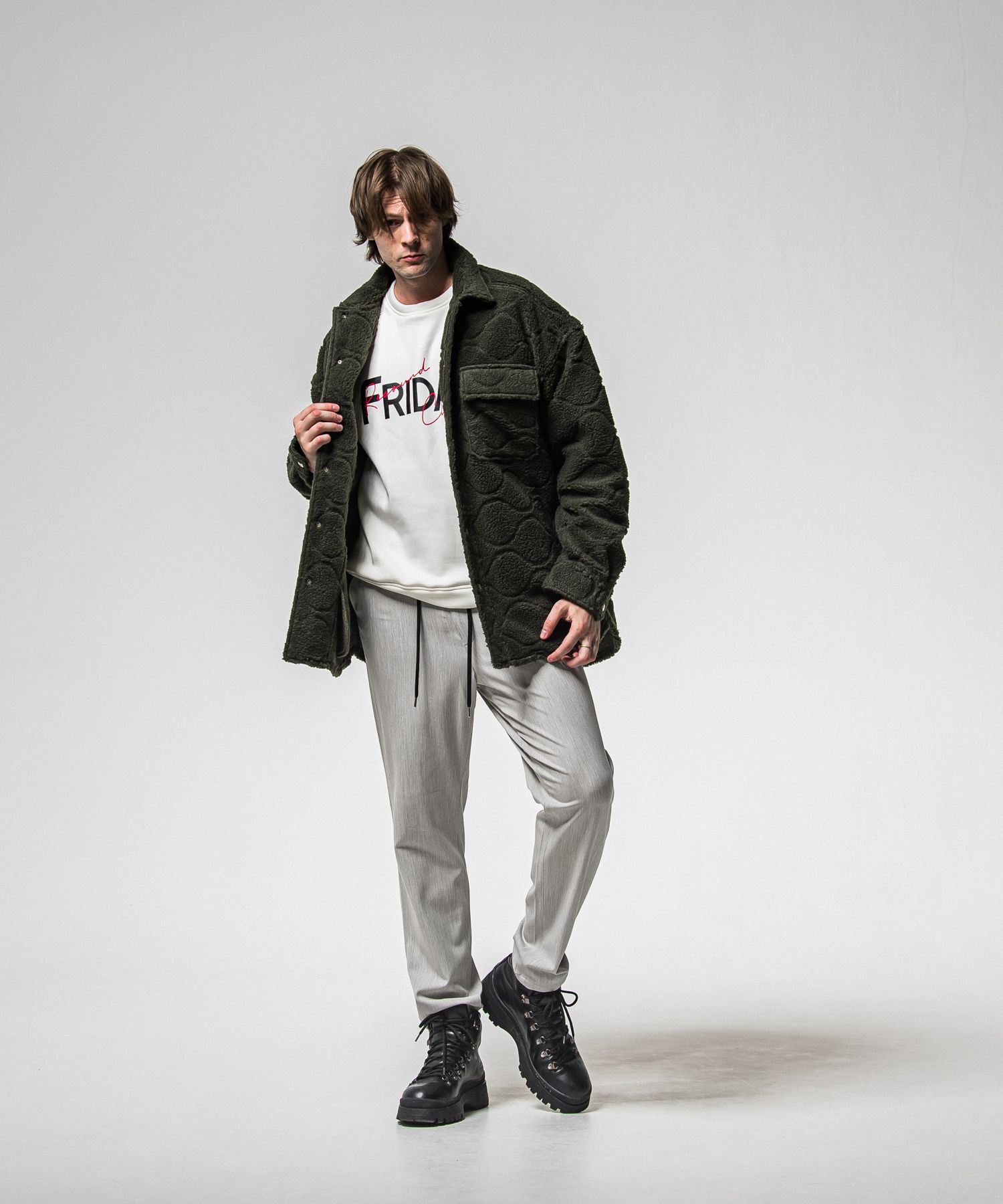 CPO BOA SHIRTS JK / RC38-JK-006 / ボアCPOシャツジャケット / カーキ (11月上旬入荷予定)