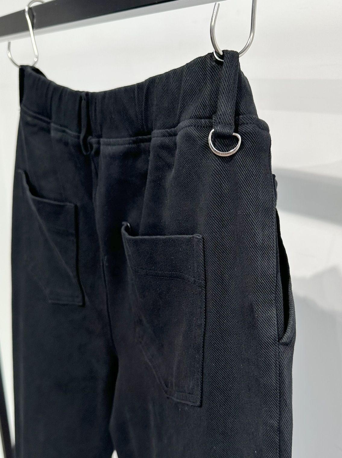 EX DENIM JERSEY WIDE PT / RC35-ST-016WTD / デニムジャージワイドパンツ / ブラック