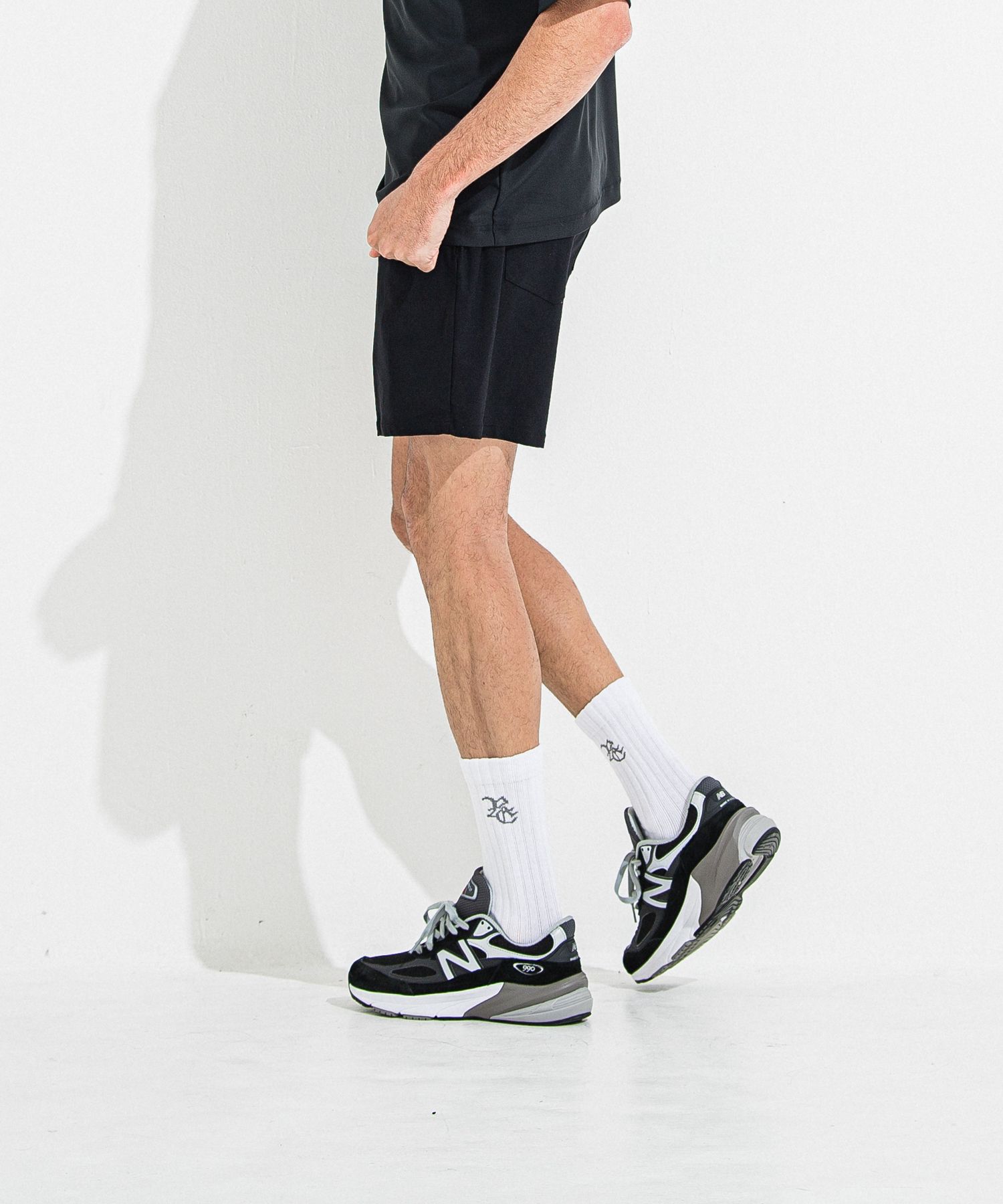 TV NYLON SHORTS / RC36-HP-004 / リラックスナイロンショーツ / ブラック