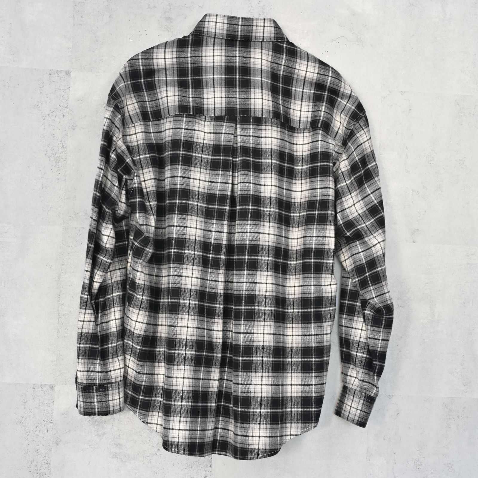 FLANNEL JACK SHIRTS / RC42-SH-001 / オーバーサイズフランネルチェックシャツ / ブラック (1月上旬入荷予定)