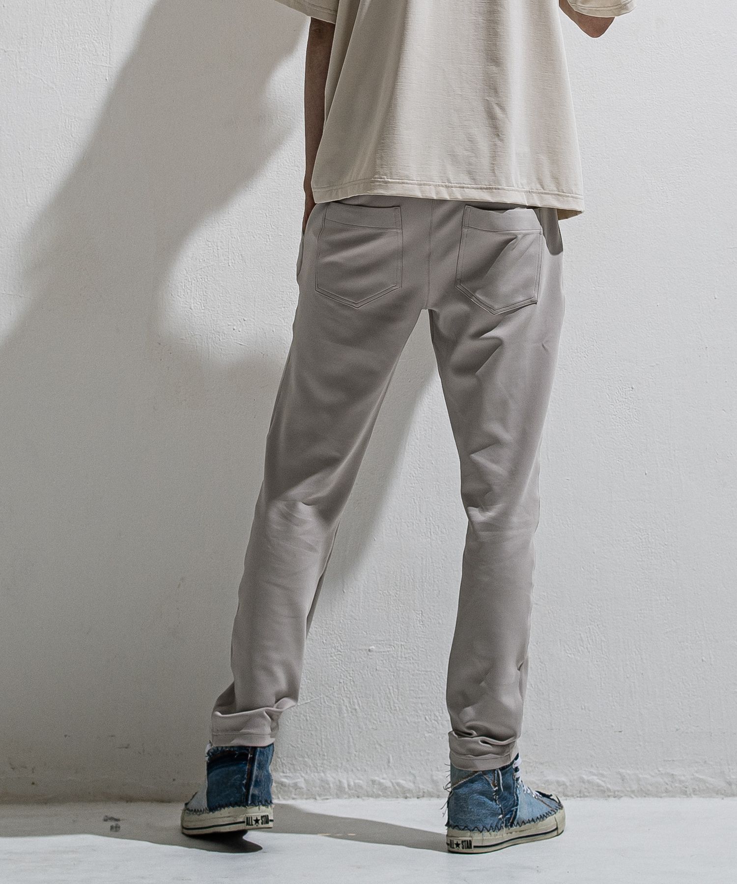 GAVIRIA DB EASY PANTS / DP1-ST-002 / ダンボールジャージイージーパンツ / グレージュ (3月中旬入荷予定)