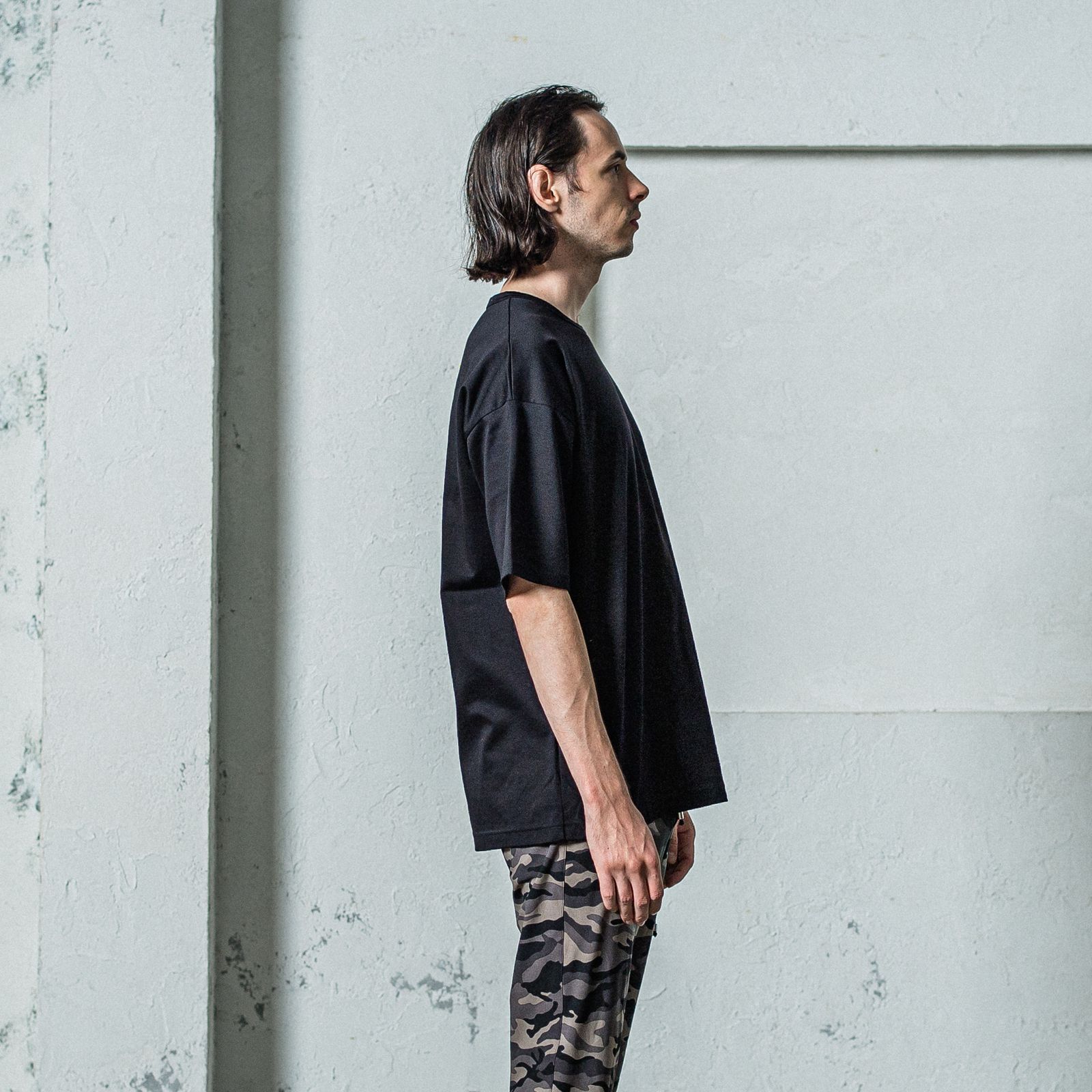 FINEST BASIC LOOSE T / RC35-T-007 / 最高品質コットンビッグTシャツ / ブラック