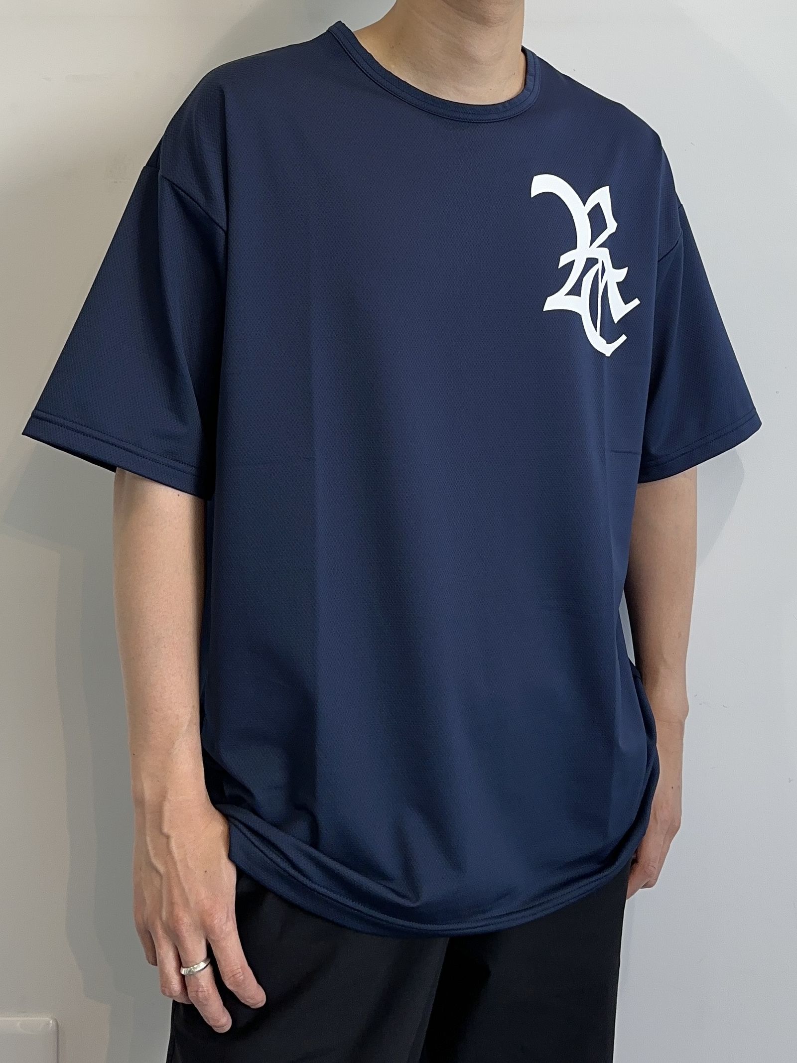 RC ROGO MESH LOOSE TEE / RC28-T-004 / メッシュビッグTシャツ / ネイビー