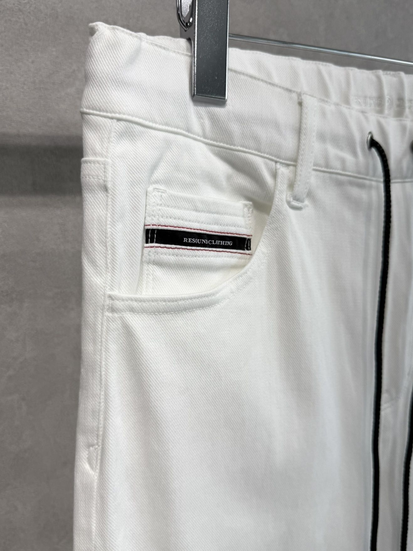 KING DENIM JERSEY / BASIC-ST-005 / デニムジャージ バギーワイドパンツ / ホワイト