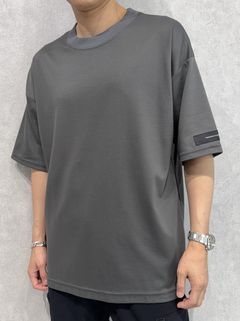 REV MESH OVER TEE / RC40-T-004 / メッシュビッグTシャツ / チャコール