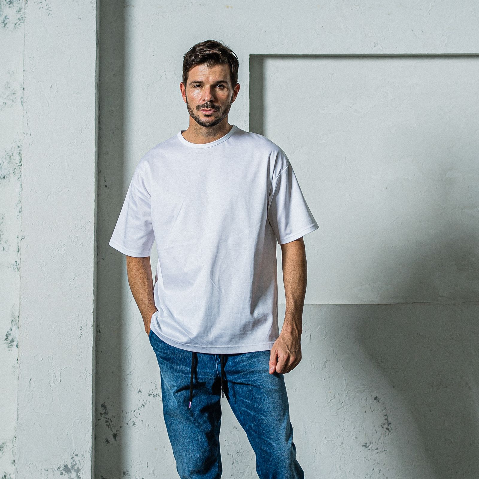 FINEST BASIC LOOSE T / RC35-T-007 / 最高品質コットンビッグTシャツ / ホワイト