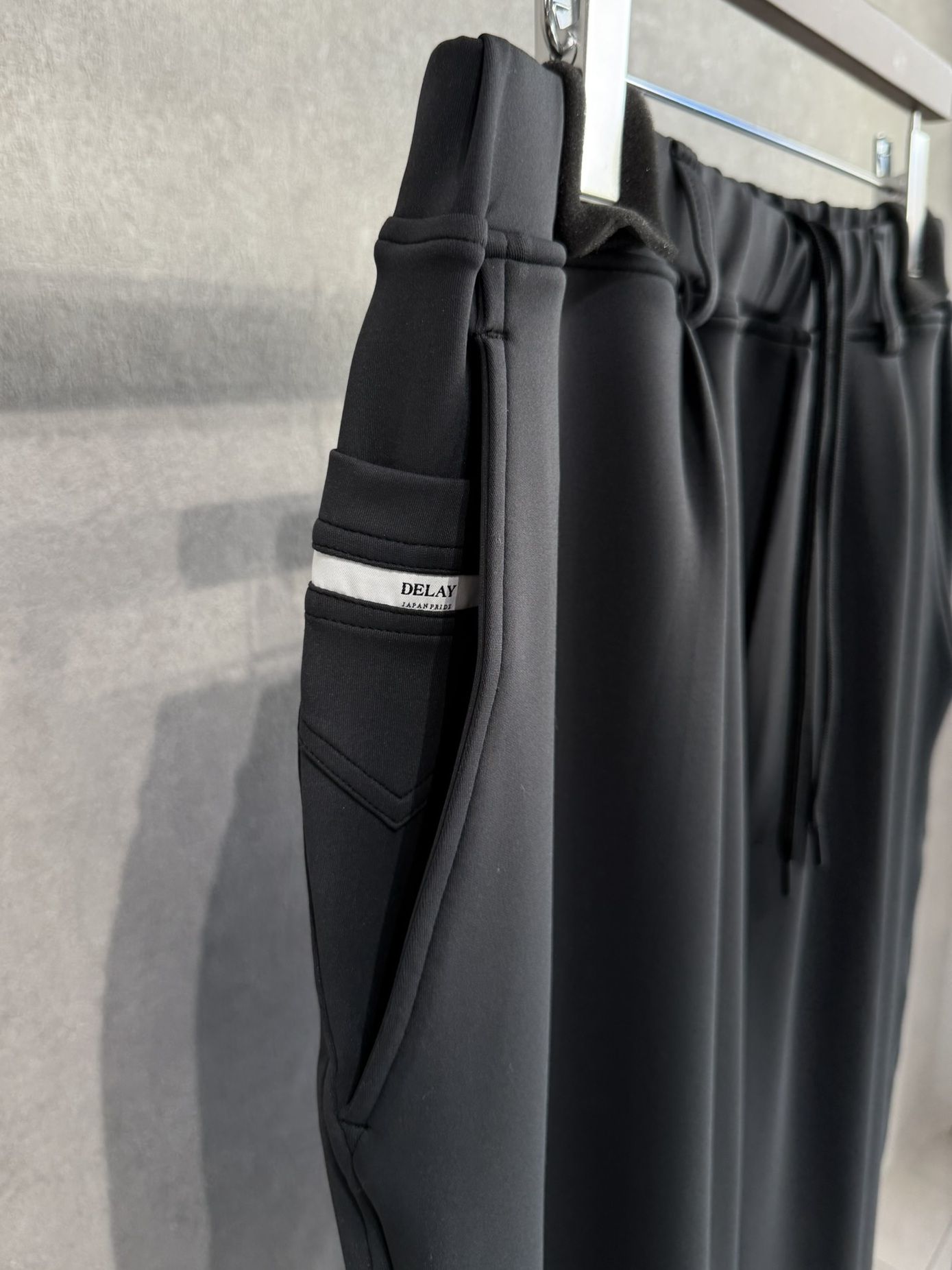 EMILIO DB WIDE PANTS / DP1-ST-003 / ダンボールジャージスーパーワイドパンツ / ブラック