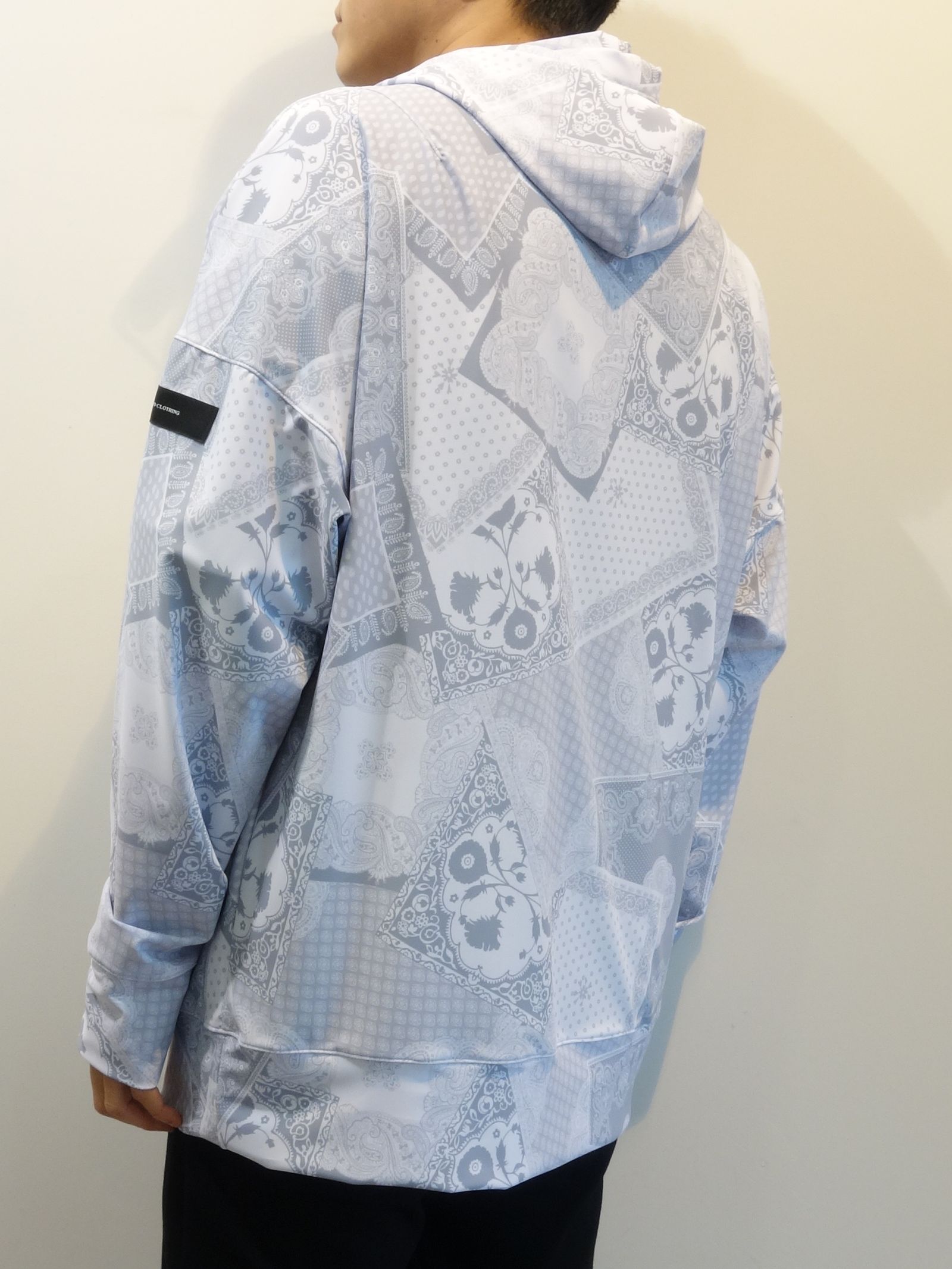PAISELY RUSH LOOSE HOODIE / RC24-C-001 / ラッシュガードパーカー