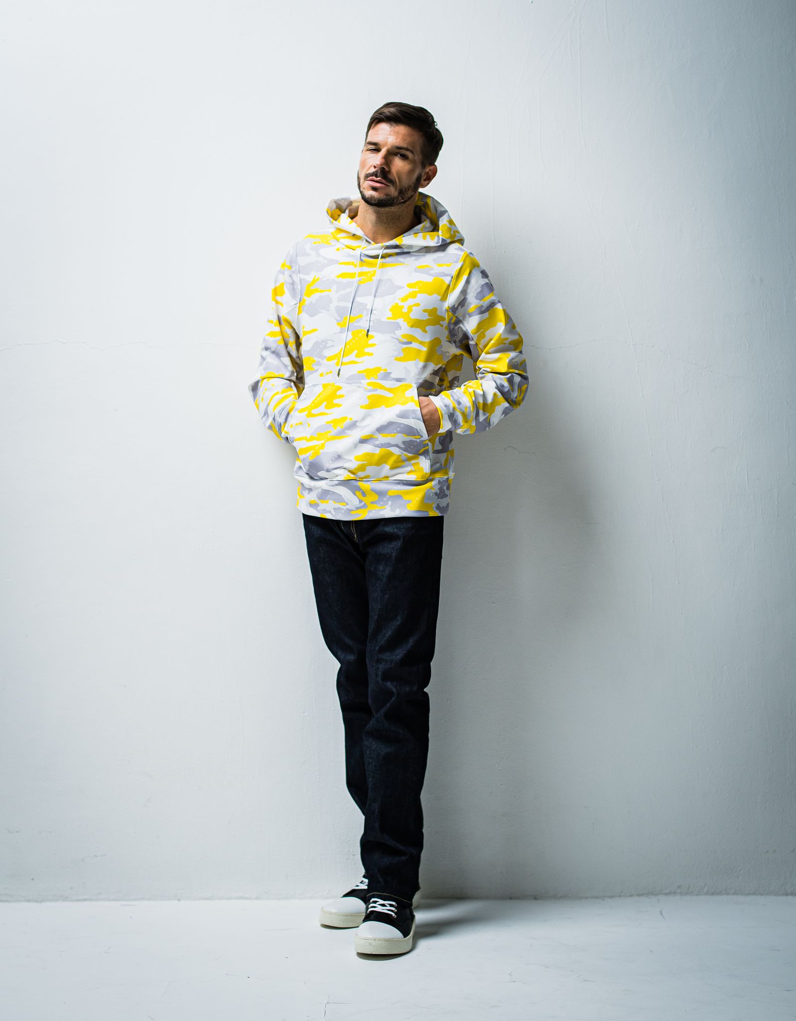 PULLOVER HOODIE / OR1-C-003 / プルオーバーパーカー / イエローカモフラ (1月上旬入荷予定)