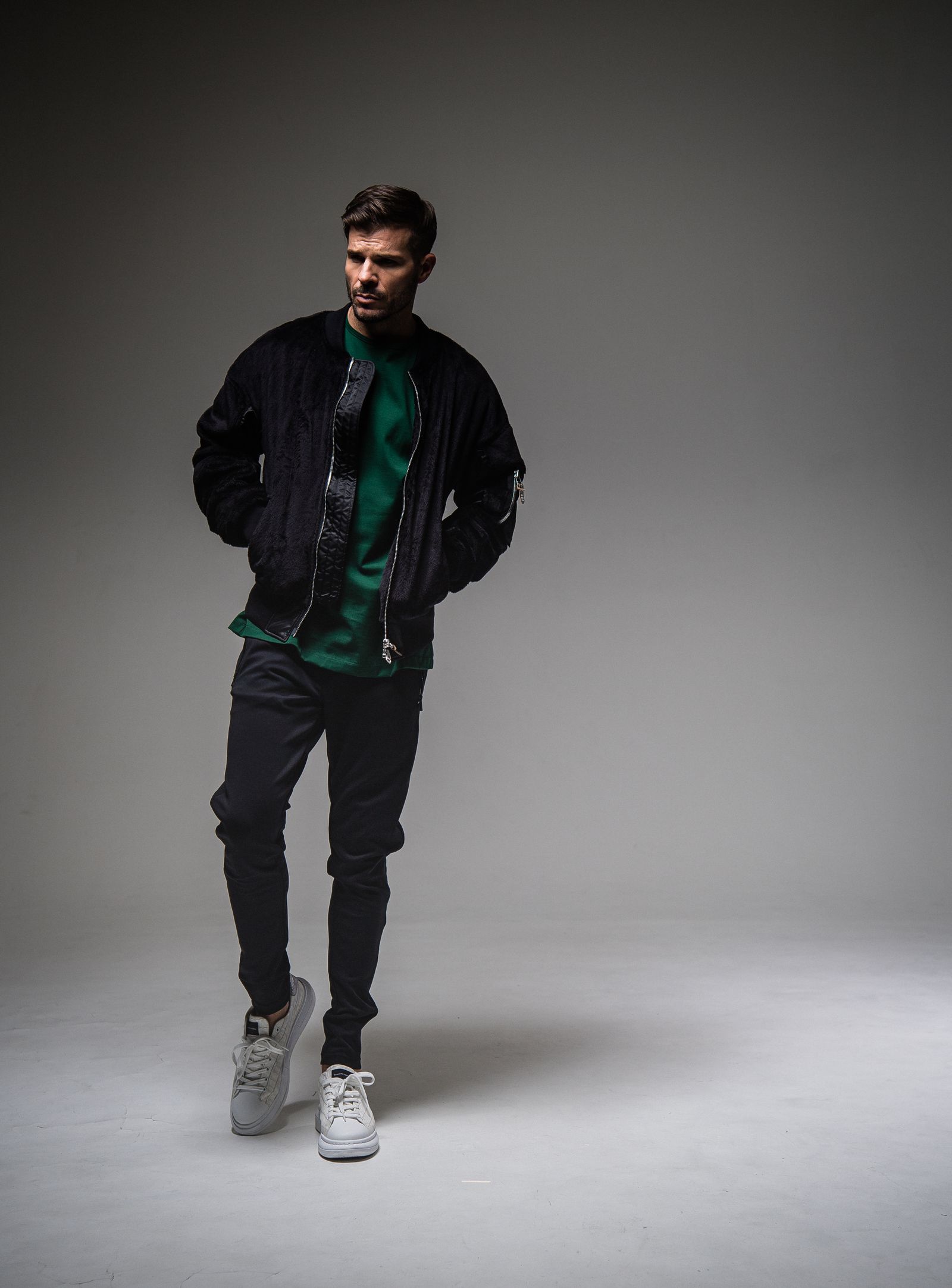 DAVID JACKET / RC25-JK-003 / MA-1 / ボアブラック
