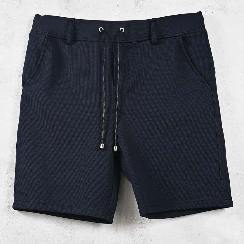 AZE SHORTS / RC40-HP-006 / 高機能畦編みショーツ / ネイビー (5月下旬入荷予定)