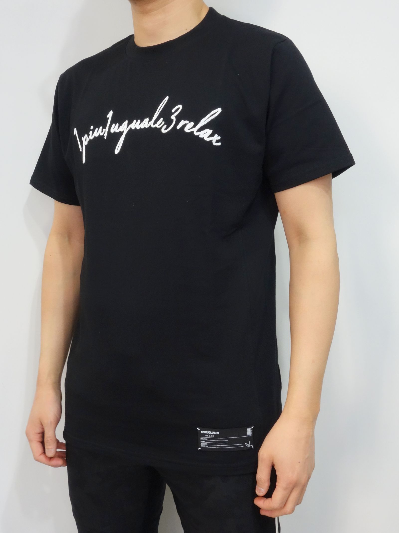 刺繍ロゴ半袖Tシャツ / ust-21017
