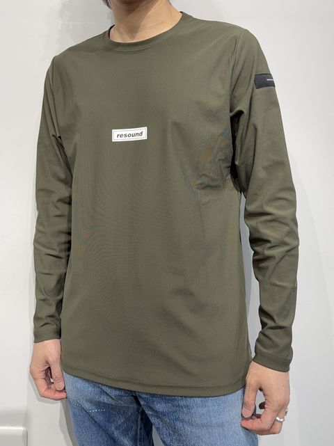 【LUKE別注】 NYLON LONGSLEEVE TEE / RC35-T-010LUKE / ナイロン長袖Tシャツ / カーキ