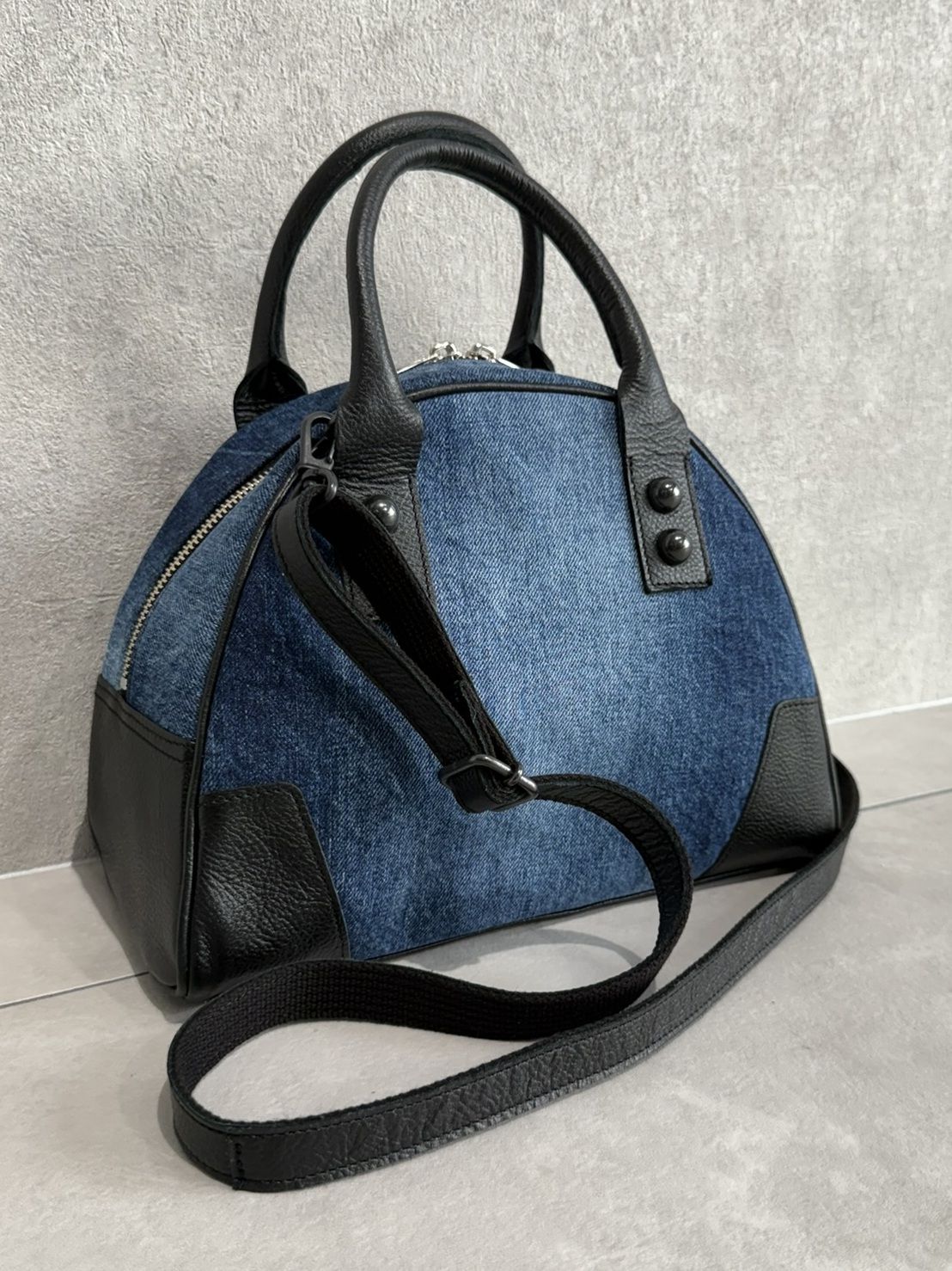 DENIM MINI BOSTON BAG / RC40-BAG-002RD / デニムミニボストンショルダーバッグ / デニム