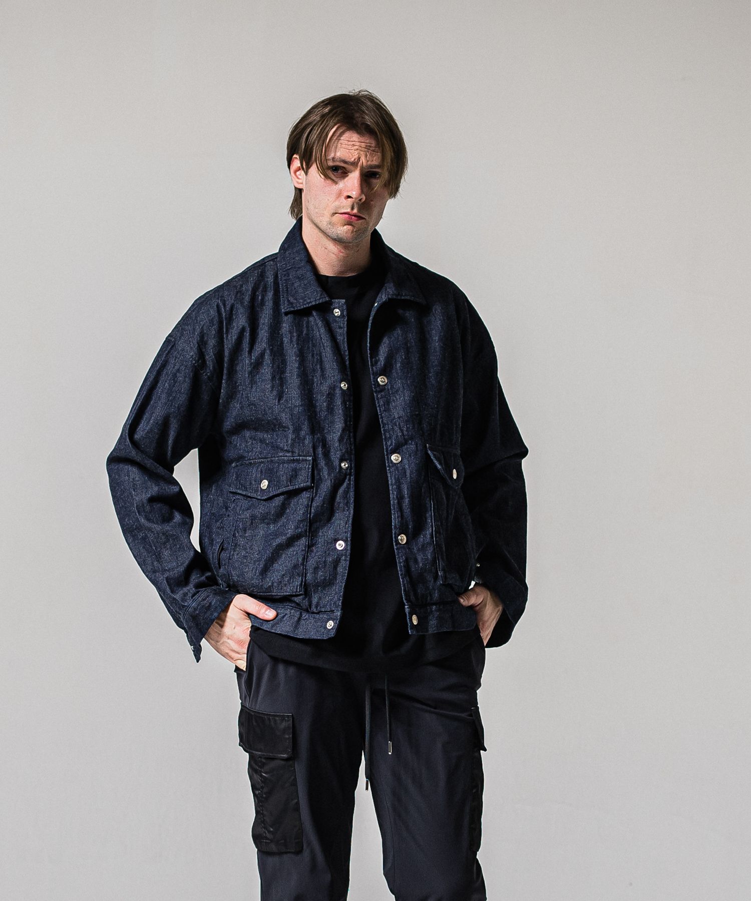 LDENIM AG FLIGHT JACKET / RC39-JK-003 / デニムフライトジャケット / インディゴワンウォッシュ (3月中旬入荷予定)
