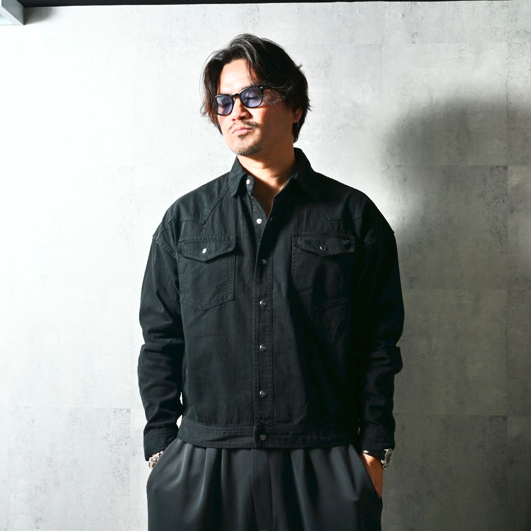 WESTAN JK / DP1-JK-004 / ウエスタンシャツジャケット / ブラック (3月中旬入荷予定)