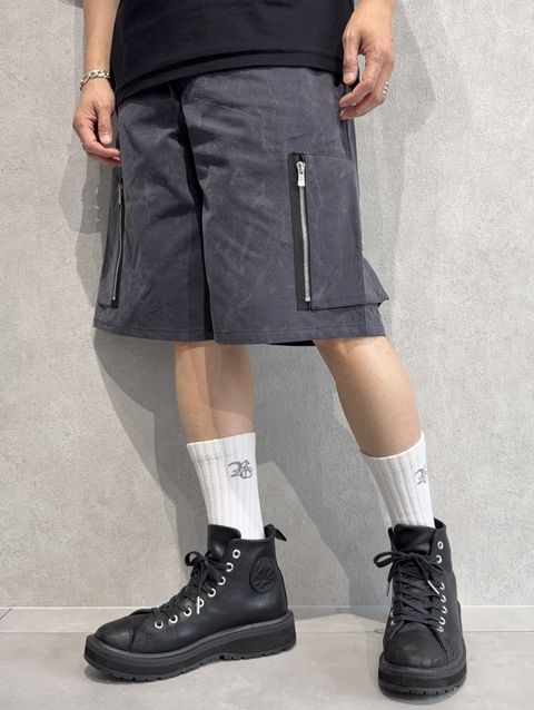 DAVID CARGO HALF PANTS / RC36-HP-007 / ミリタリーカーゴハーフパンツ / ヴィンテージブラック