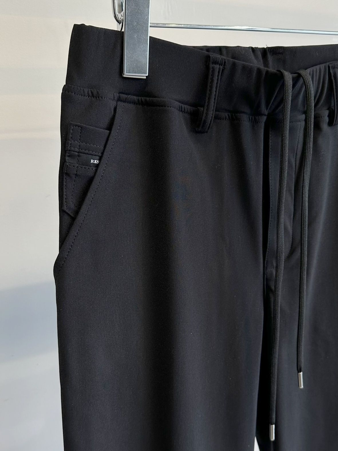 CHRIS EASY WIDE PANTS / RC31-ST-016W / ナイロンワイドパンツ / ブラック