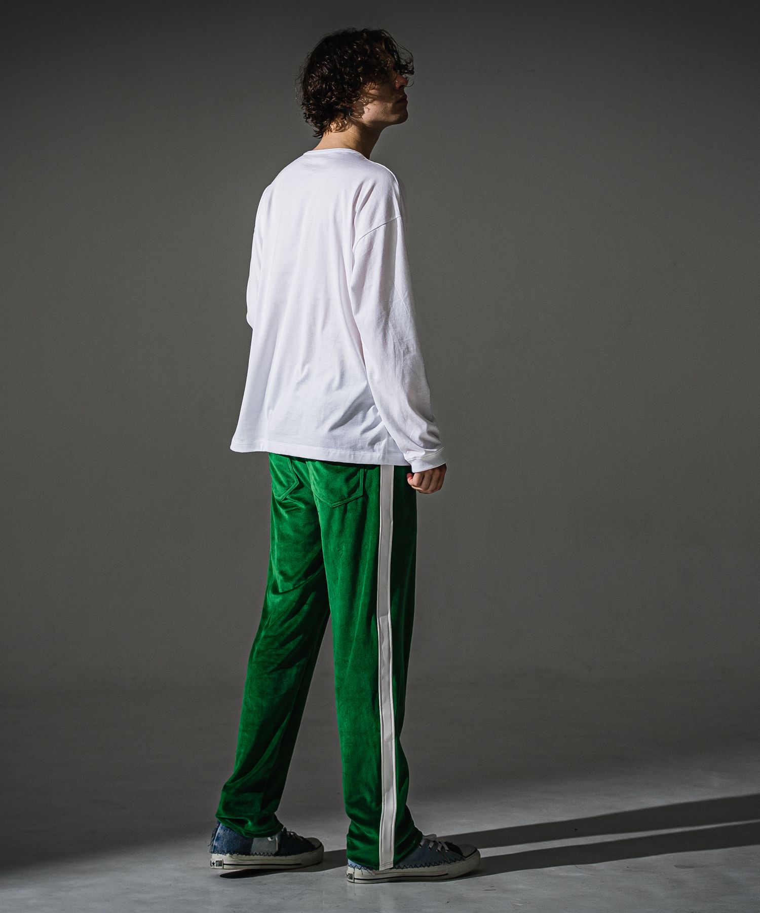 UK OVER LONGSLEEVE TEE / RC41-T-002 / オーバーサイズ長袖ロゴプリントTシャツ / ホワイト (7月中旬入荷予定)