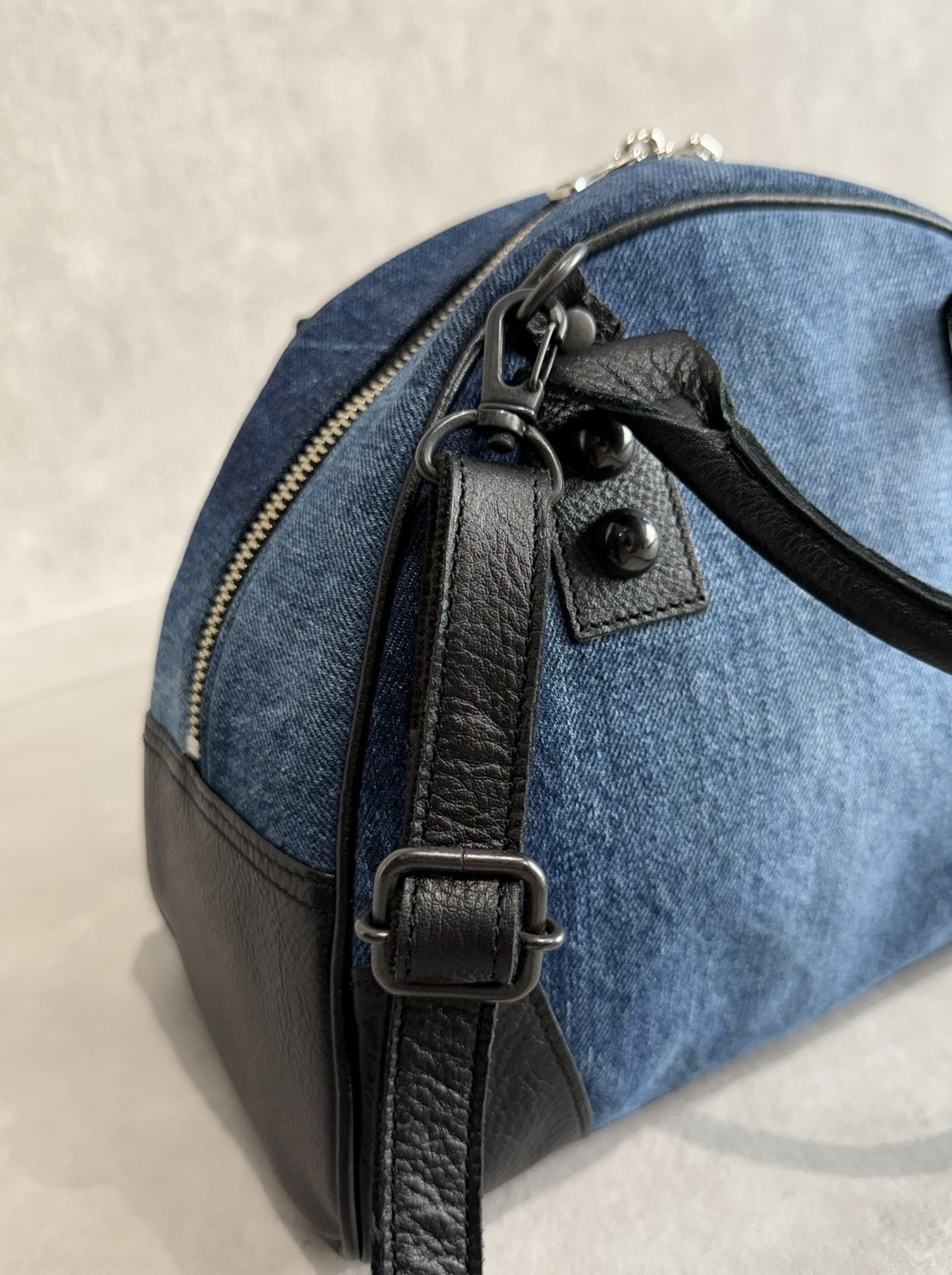 DENIM MINI BOSTON BAG / RC40-BAG-002RD / デニムミニボストンショルダーバッグ / デニム