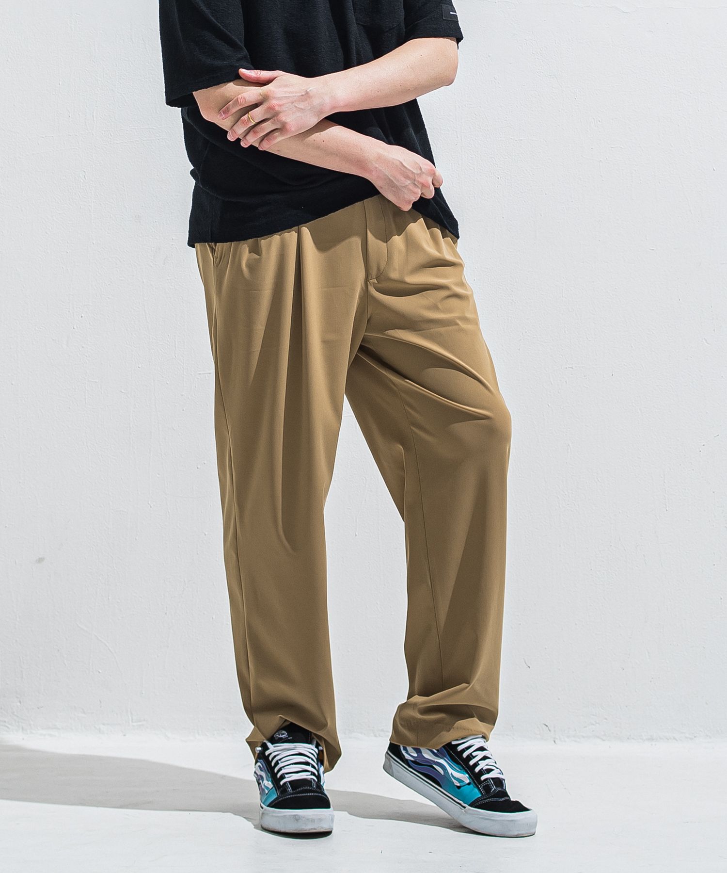 BEN PANTS / RC40-ST-038 / スーパーワイドパンツ / ブラウン (5月中旬入荷予定)