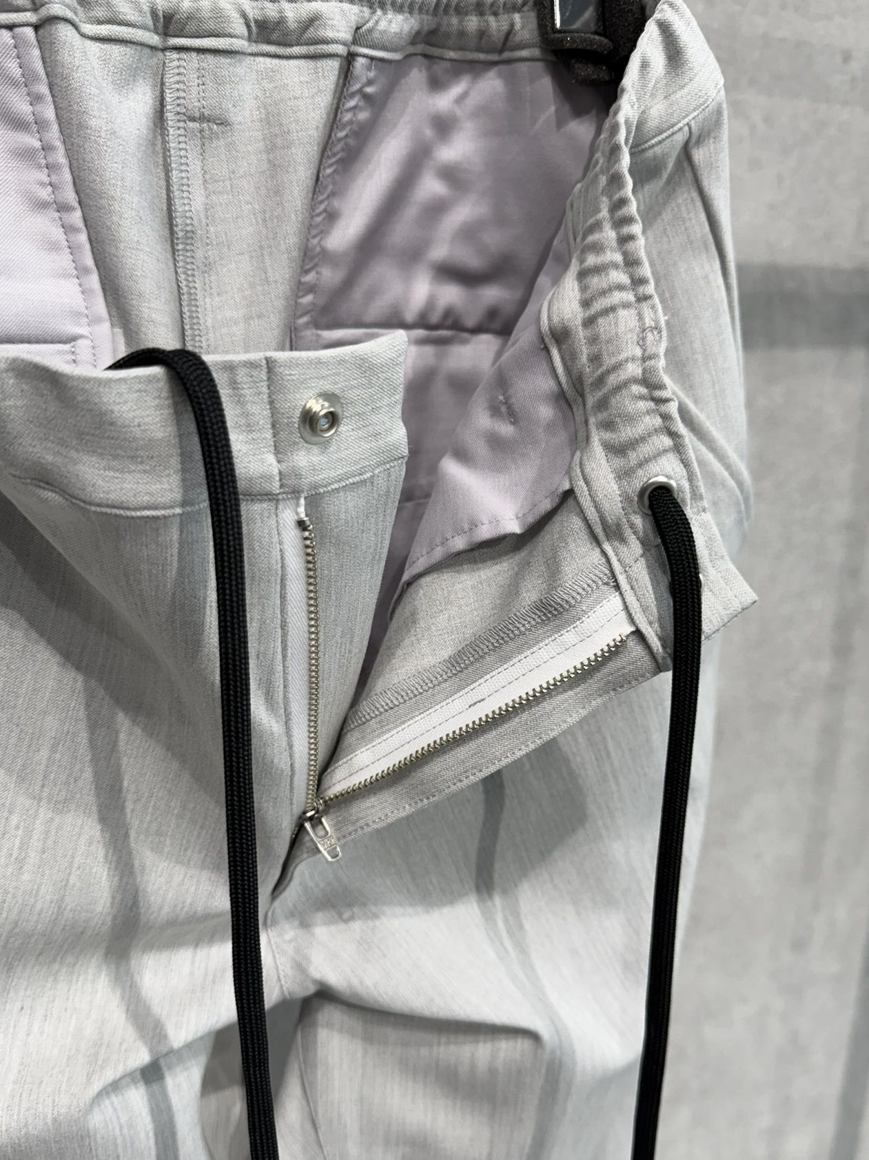 PAT WIDE EASY PANTS / RC38-ST-036BN / ワイドテーパードパンツ / グレー (1月上旬入荷予定)