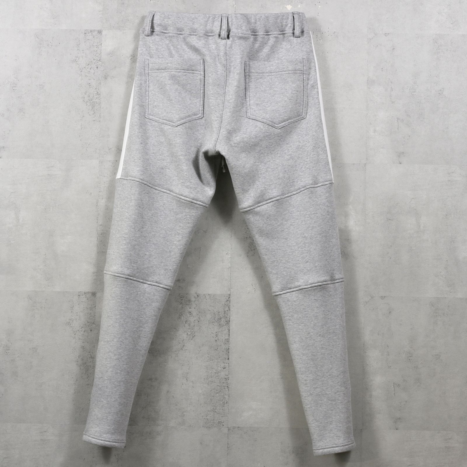 VELOURS FLEECE JT PT / RC42-ST-045 / 裏起毛切り替えラインタックパンツ / グレー (11月中旬入荷予定)