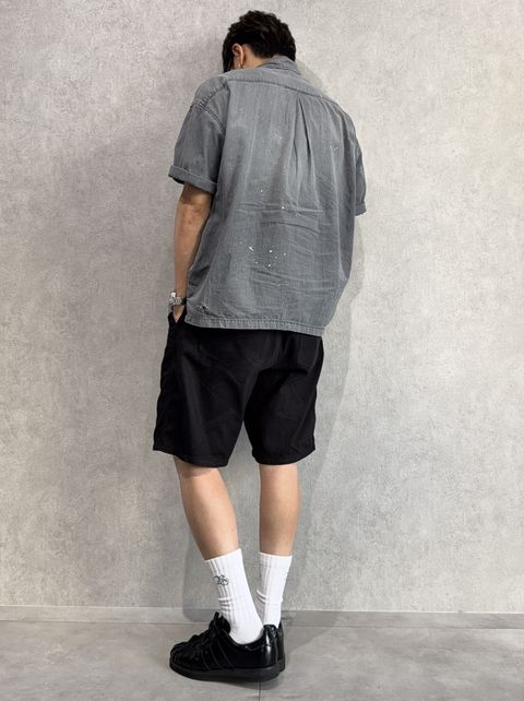 【私物コーデ】デニムonデニムのモノトーンでシックなアメカジスタイル