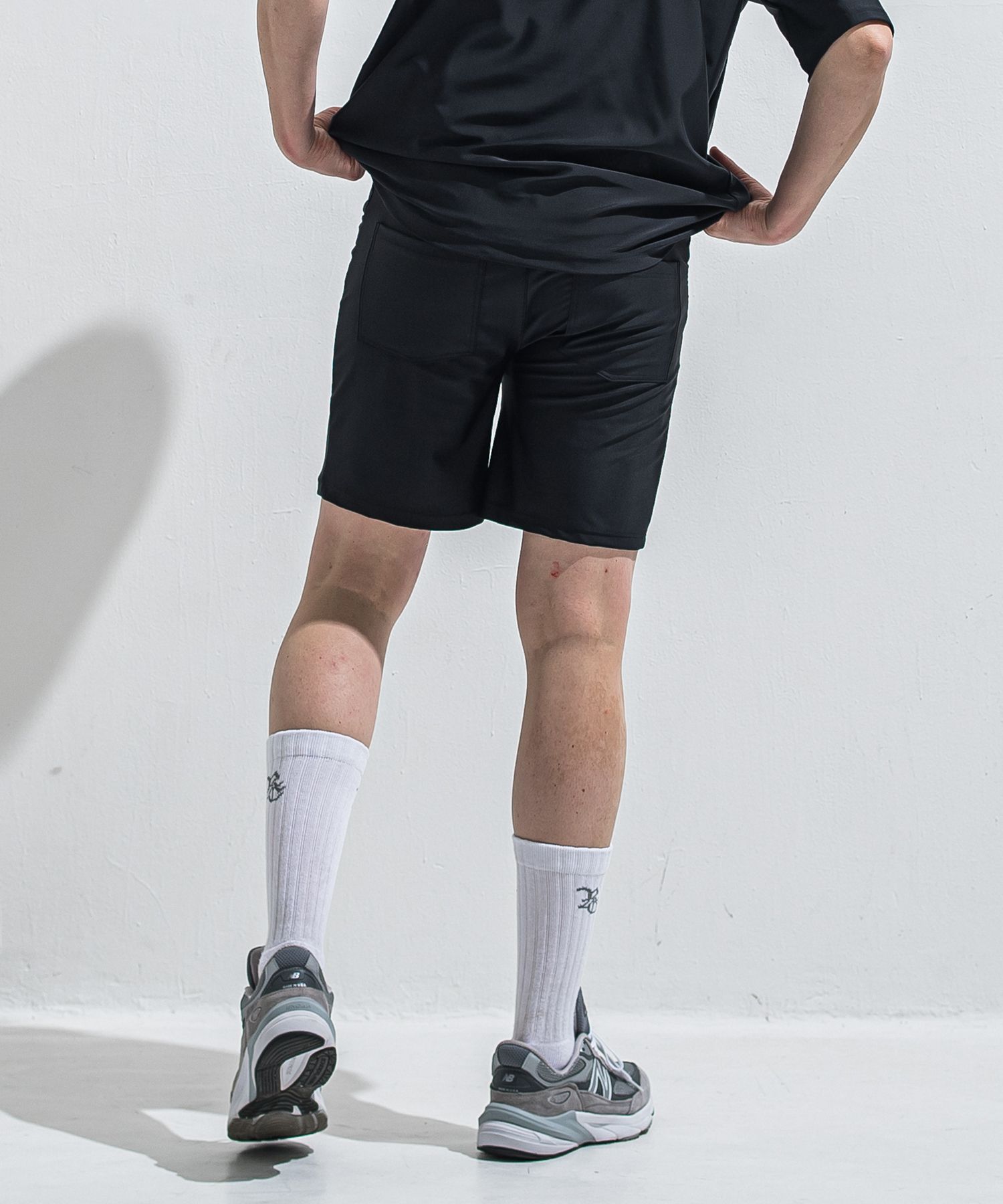 RUSH SHORTS / RC40-HP-003 / ラッシュガードデニムショーツ / ブラック (5月下旬入荷予定)