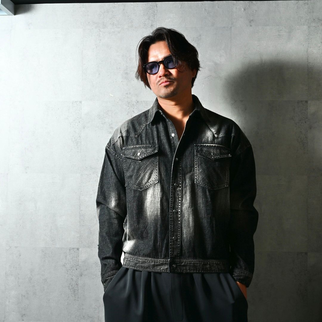 WESTAN JK / DP1-JK-004 / ウエスタンシャツジャケット / ブラックユーズド (3月中旬入荷予定)