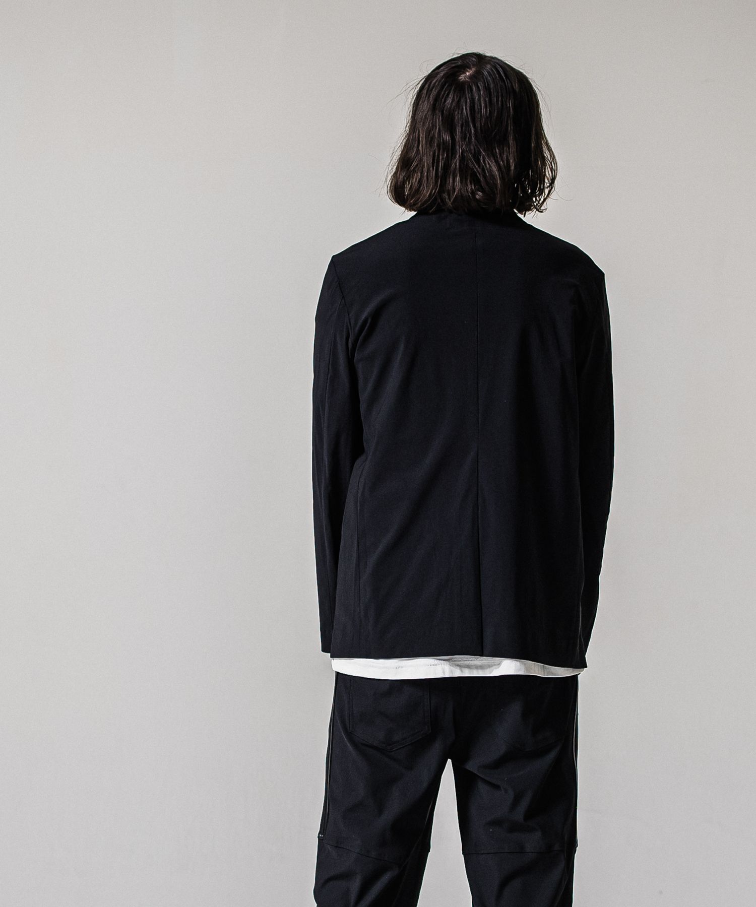 GARY LOOSE JACKET / RC39-JK-001 / ナイロンルーズテーラードジャケット / ナイロンブラック (2月下旬入荷予定)