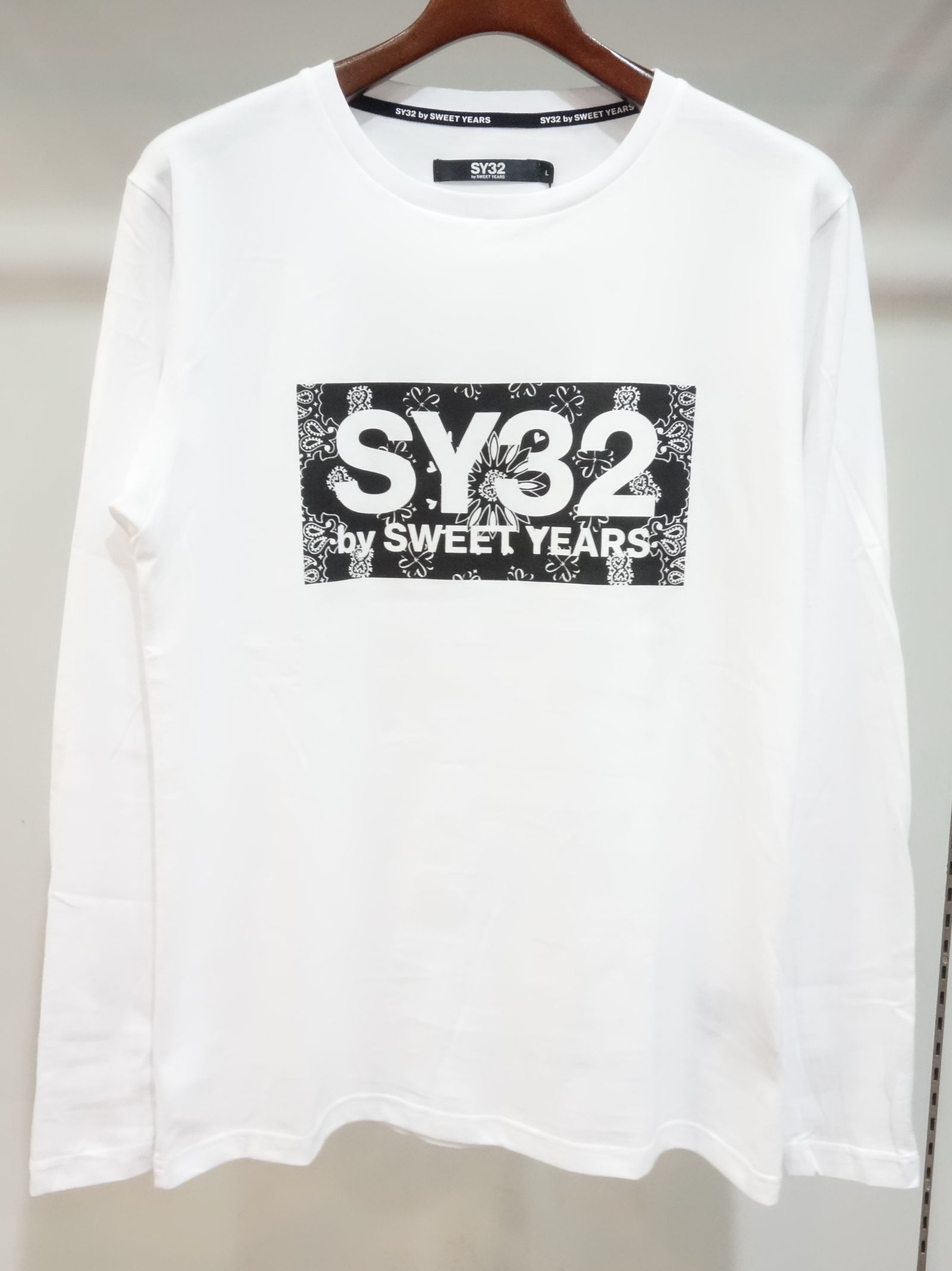 PAISLEY BOX LOGO L/S TEE / TNS1725P / ロングスリーブTシャツ
