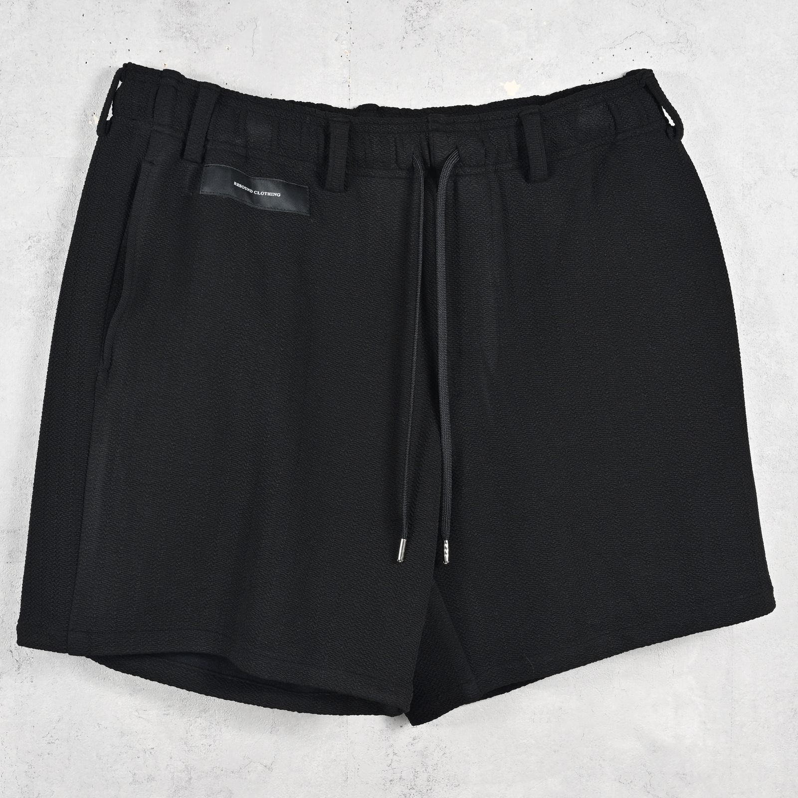 BLISTER KNIT HALF PT / RC39-HP-003 / ブリスターニットショーツ / ブラック (3月上旬入荷予定)