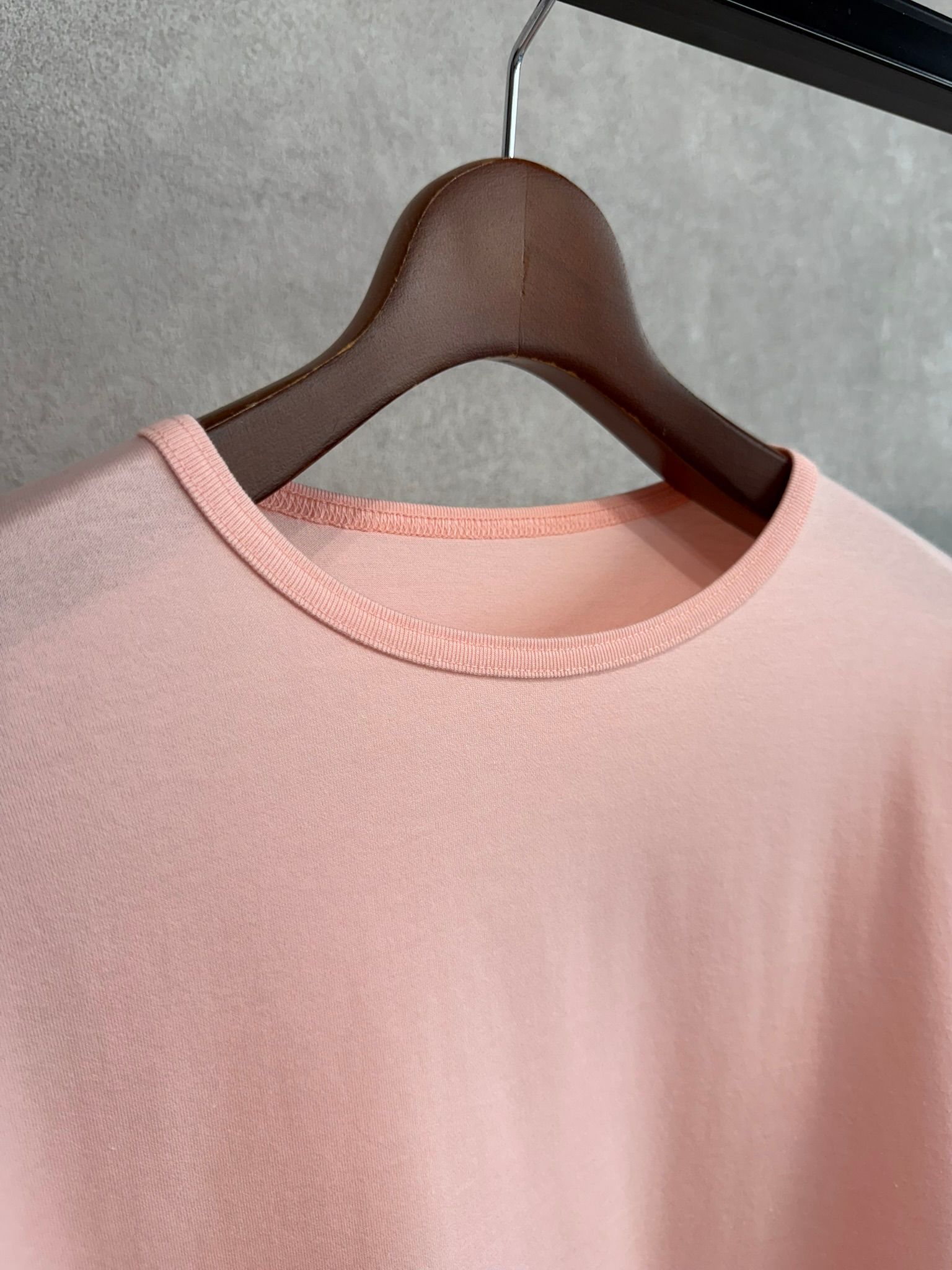 PIN ST RC OVER LONGSLEEVE TEE / RC41-T-003 / オーバーサイズ長袖バックロゴTシャツ / ピンク
