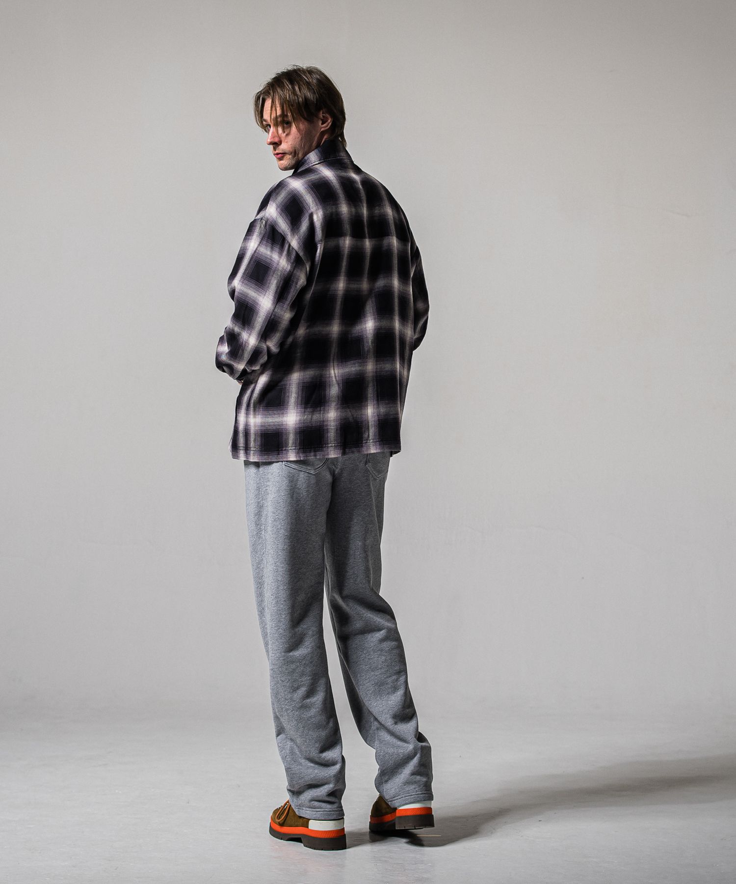 50S CHECK JK / RC39-JK-007C / チェックシャツジャケット / ブラック (2月中旬入荷予定)