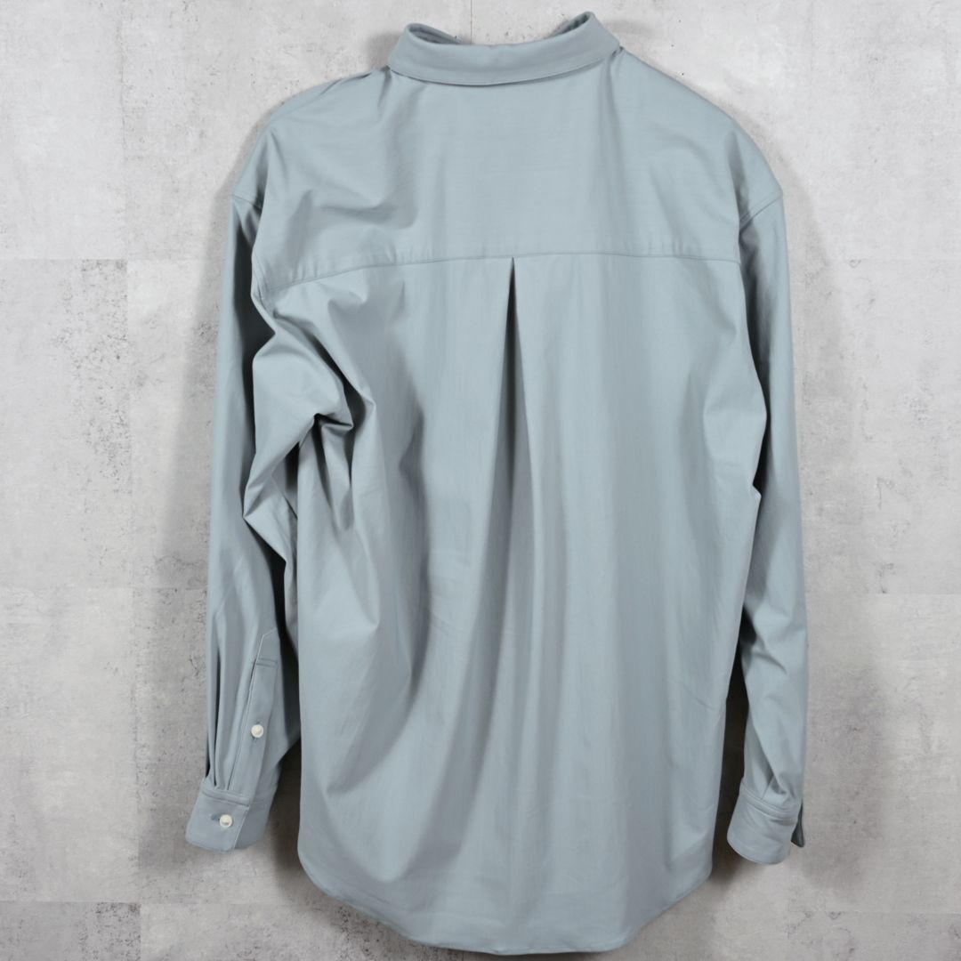 NYLON JACK SHIRTS / RC39-SH-001 / オーバーサイズナイロンシャツ / アクア (2月上旬入荷予定)