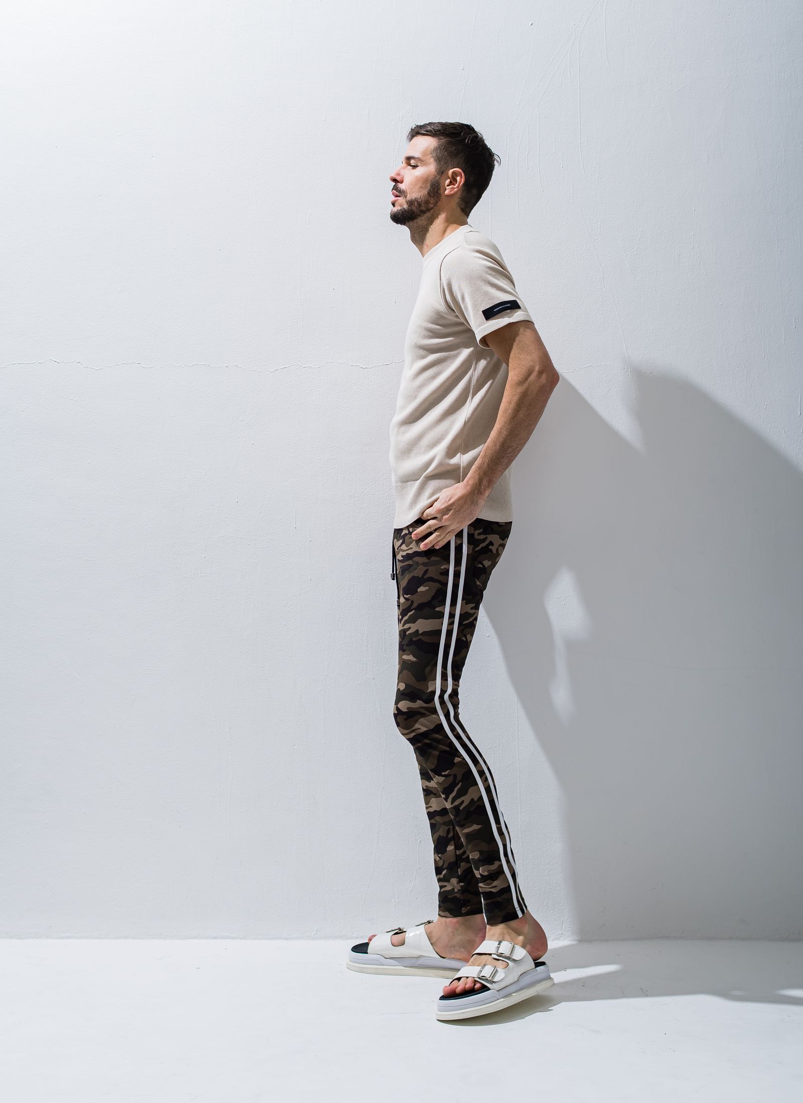 SILK HALF KNT / RC28-K-001 / 無地半袖サマーニット / ベージュ※
