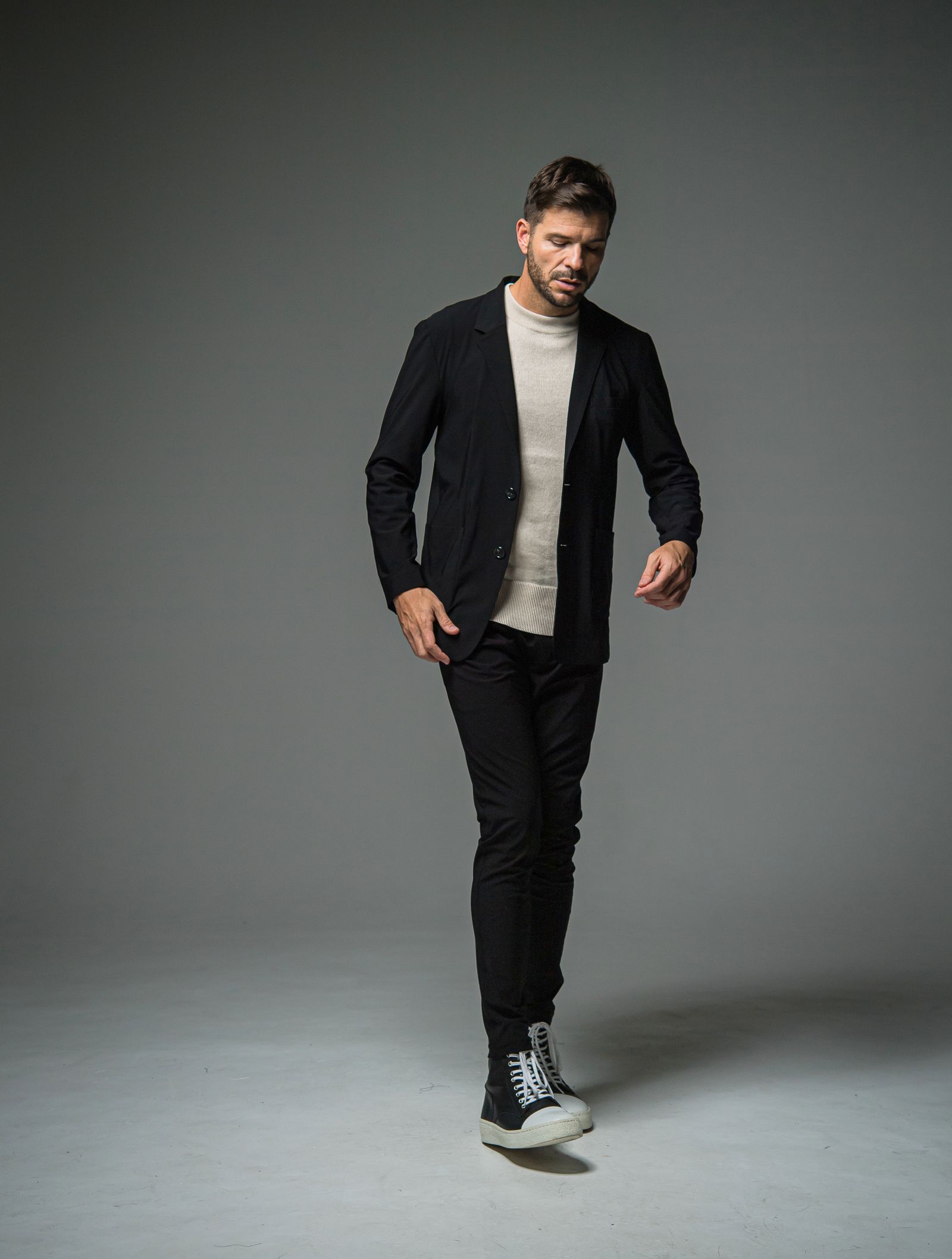 CHRIS EASY TUCK PANTS / RC29-ST-016T / イージータックパンツ / ブラック