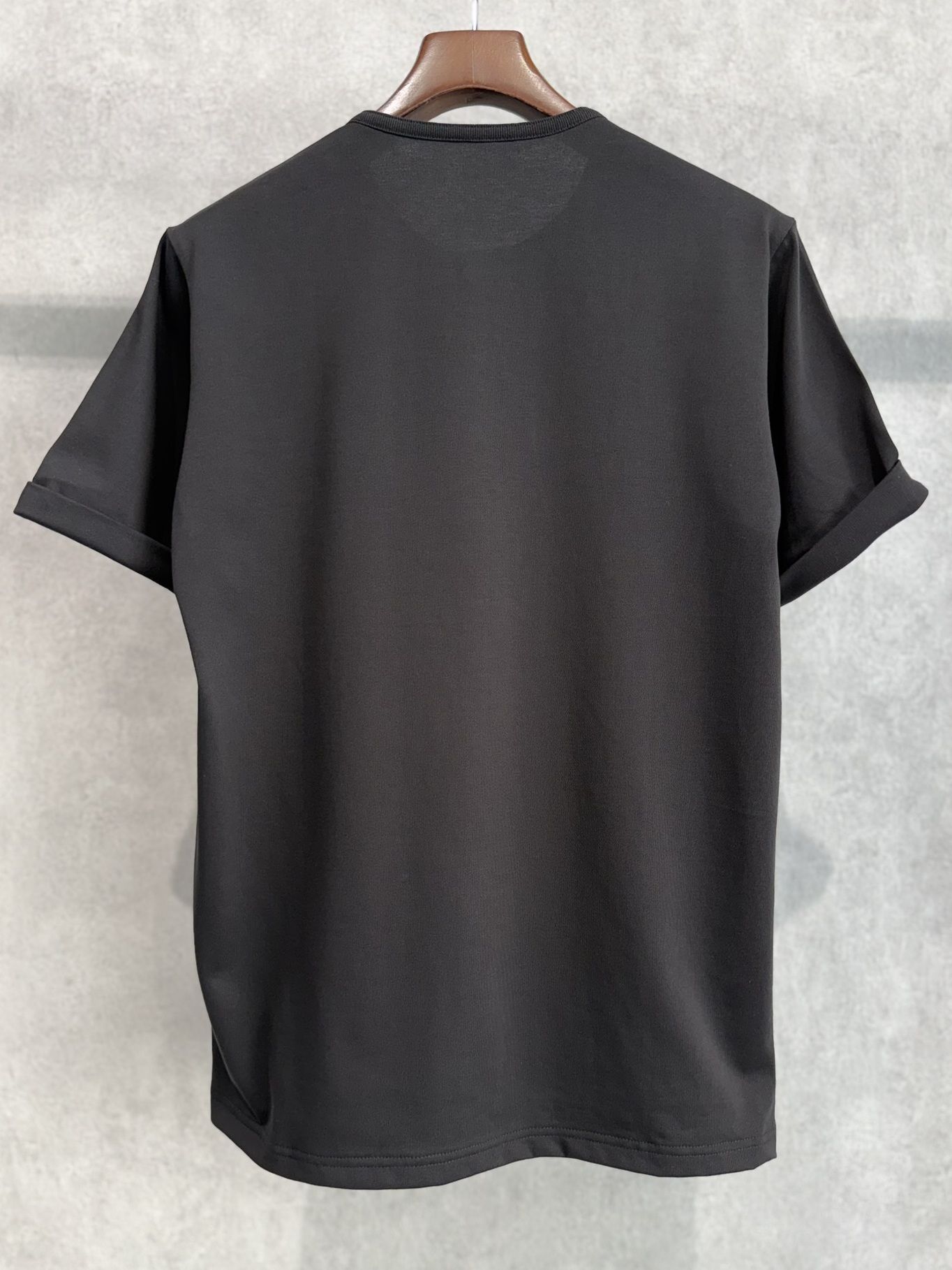 ROLL UP HENRY T / RC40-T-005 / ロールアップヘンリーネックTシャツ / ブラック